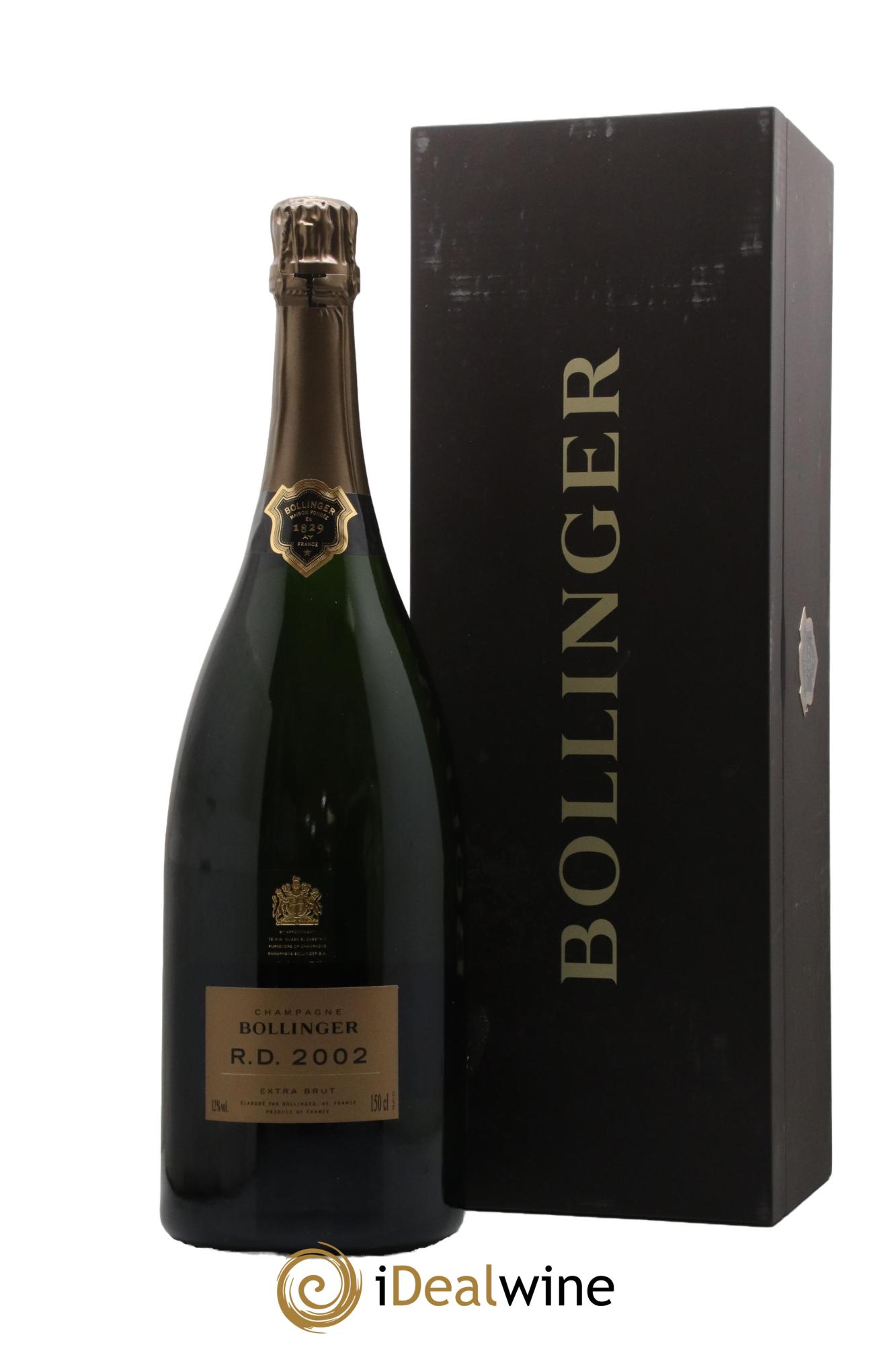 R.D. Extra-Brut Bollinger 2002 - Lot de 1 magnum - 0