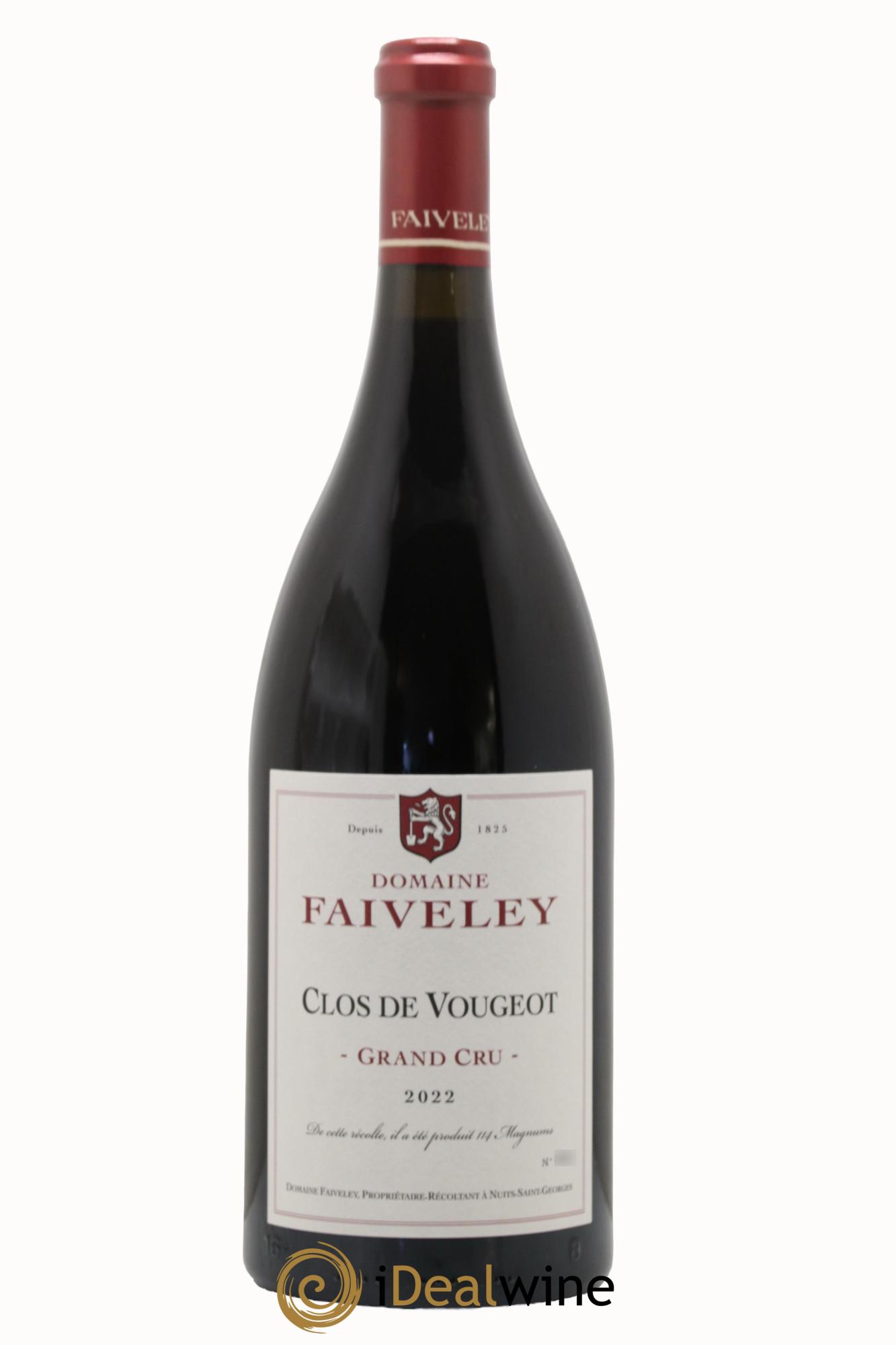 Clos de Vougeot Grand Cru Faiveley 2022 - Posten von 1 Magnum - 1