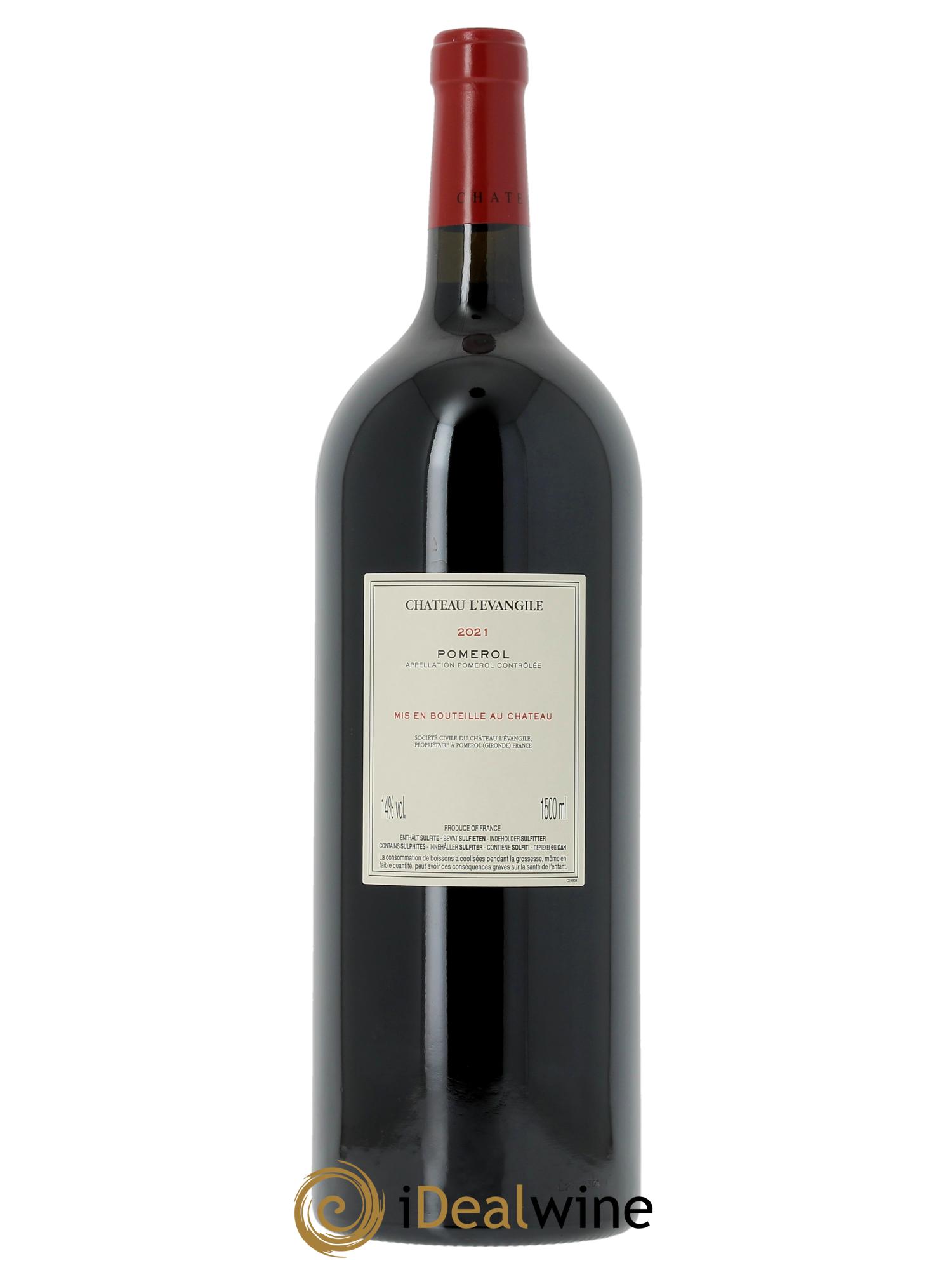 Château l' Évangile (CBO à partir de 3 bts) 2021 - Lot de 1 magnum - 1