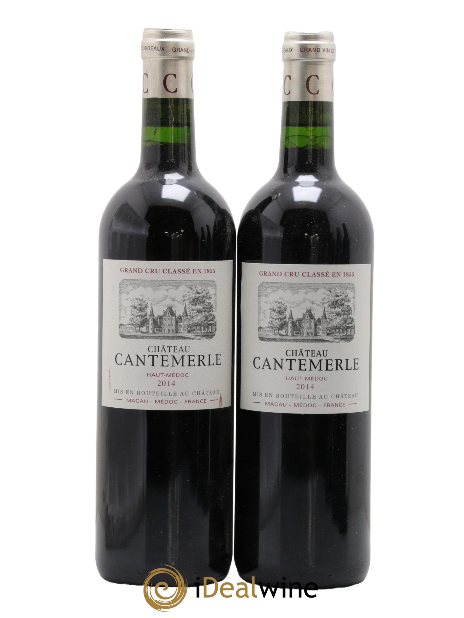 Château Cantemerle 5ème Grand Cru Classé 2014 - Lot de 2 bouteilles - 0