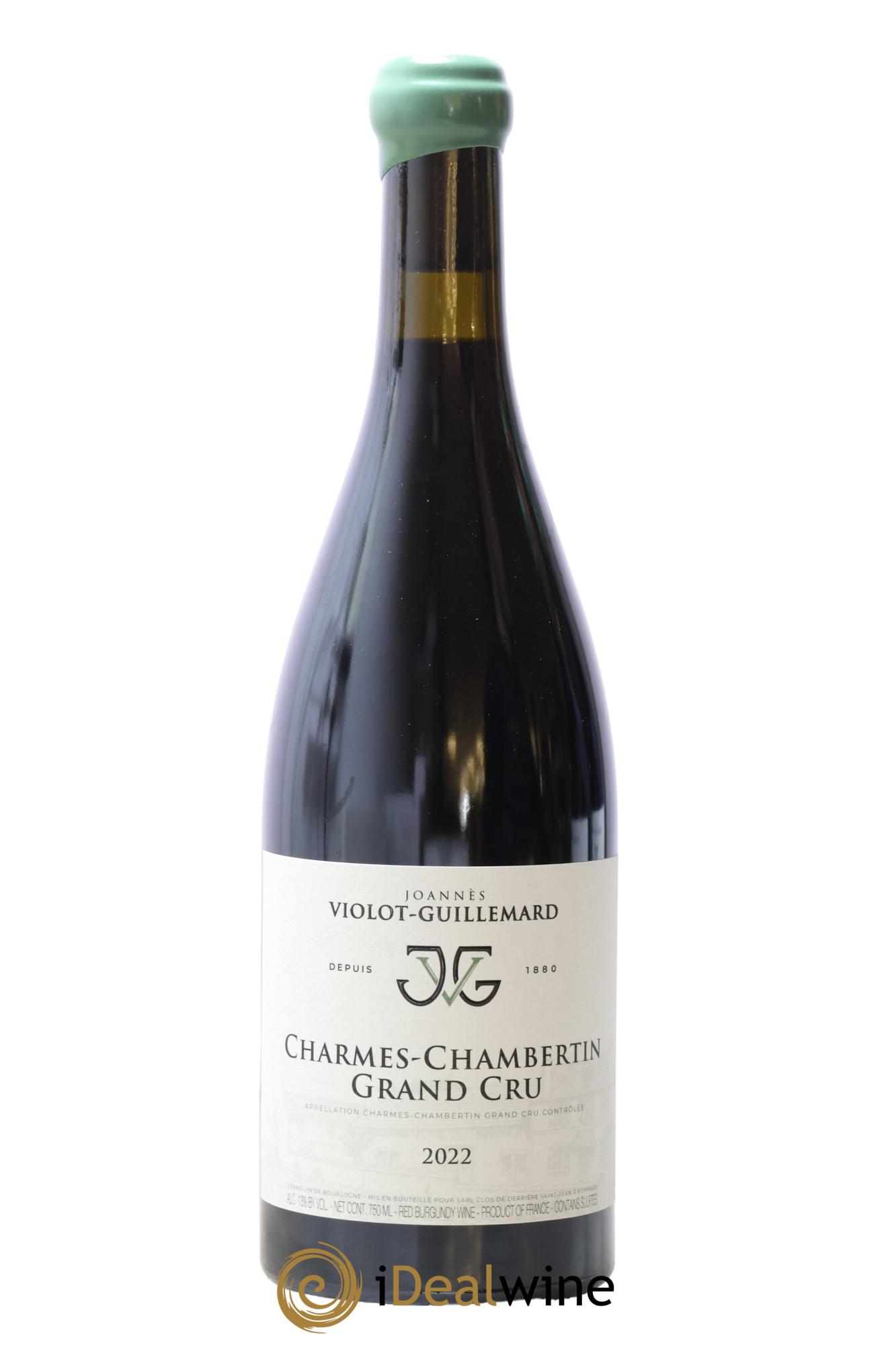 Charmes-Chambertin Grand Cru Joannes Violot Guillemard 2022 - Lot de 1 bouteille - 0