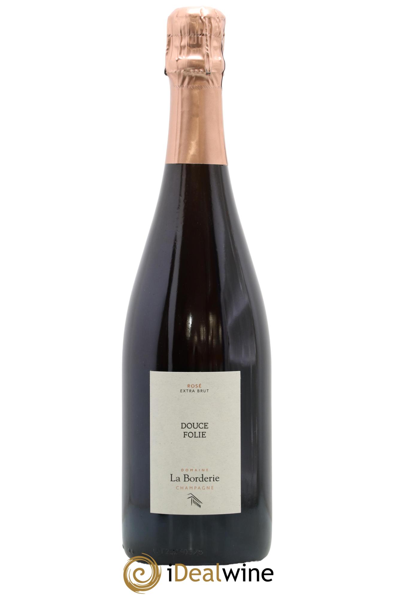 Champagne - Extra-Brut rosé Douce Folie La Borderie 2022 - Lot de 1 bouteille - 0