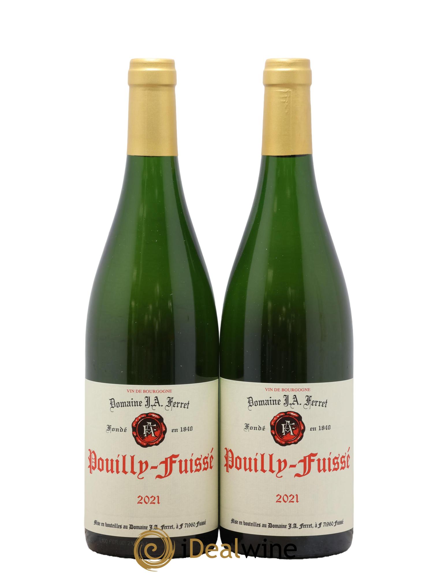 Pouilly-Fuissé J.A. Ferret (Domaine) 2021 - Lot de 2 bouteilles - 0