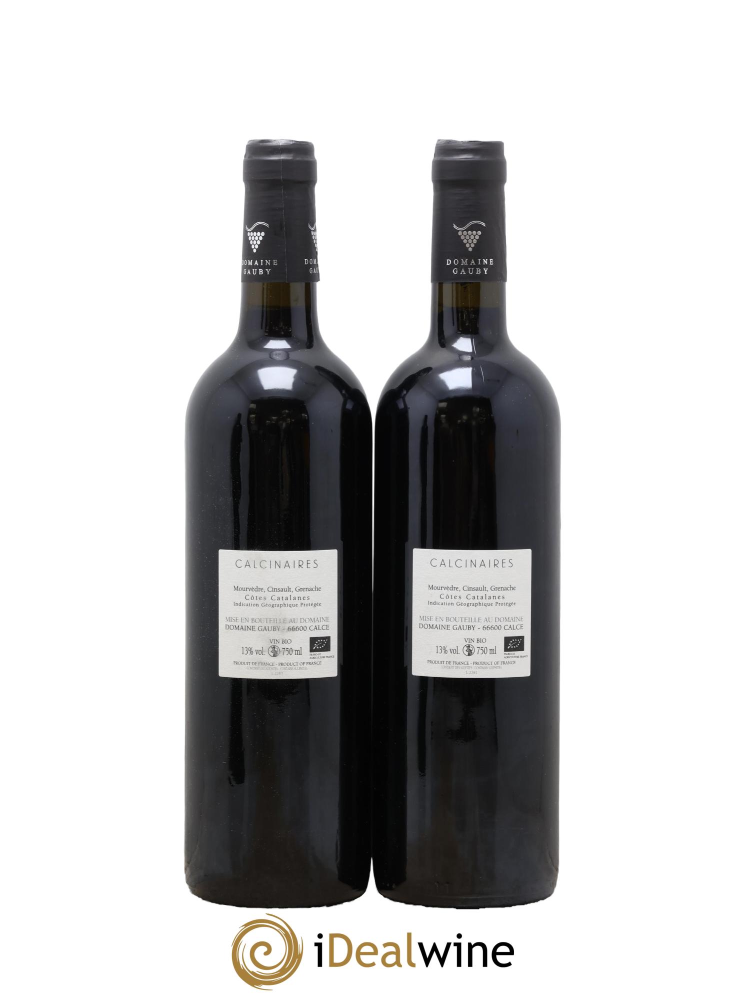 Côtes Catalanes Les Calcinaires Gauby (Domaine) 2022 - Lot de 2 bouteilles - 1