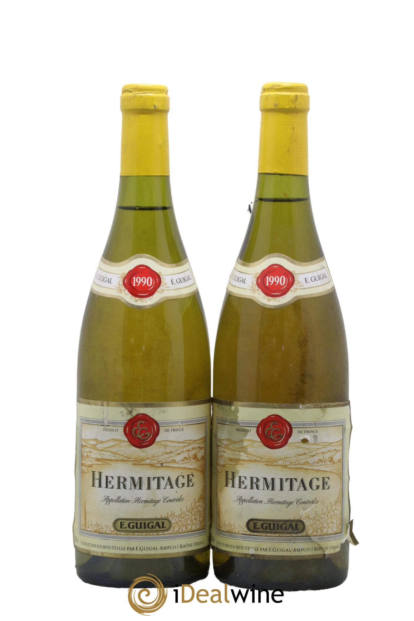 Hermitage Guigal 1990 - Lot of 2 bottles - 0