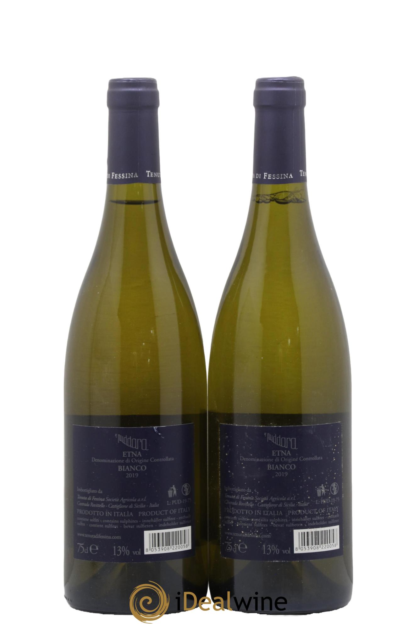 Italie Etna Bianco A Puddara Tenuta Di Fessina 2019 - Lot de 2 bouteilles - 1
