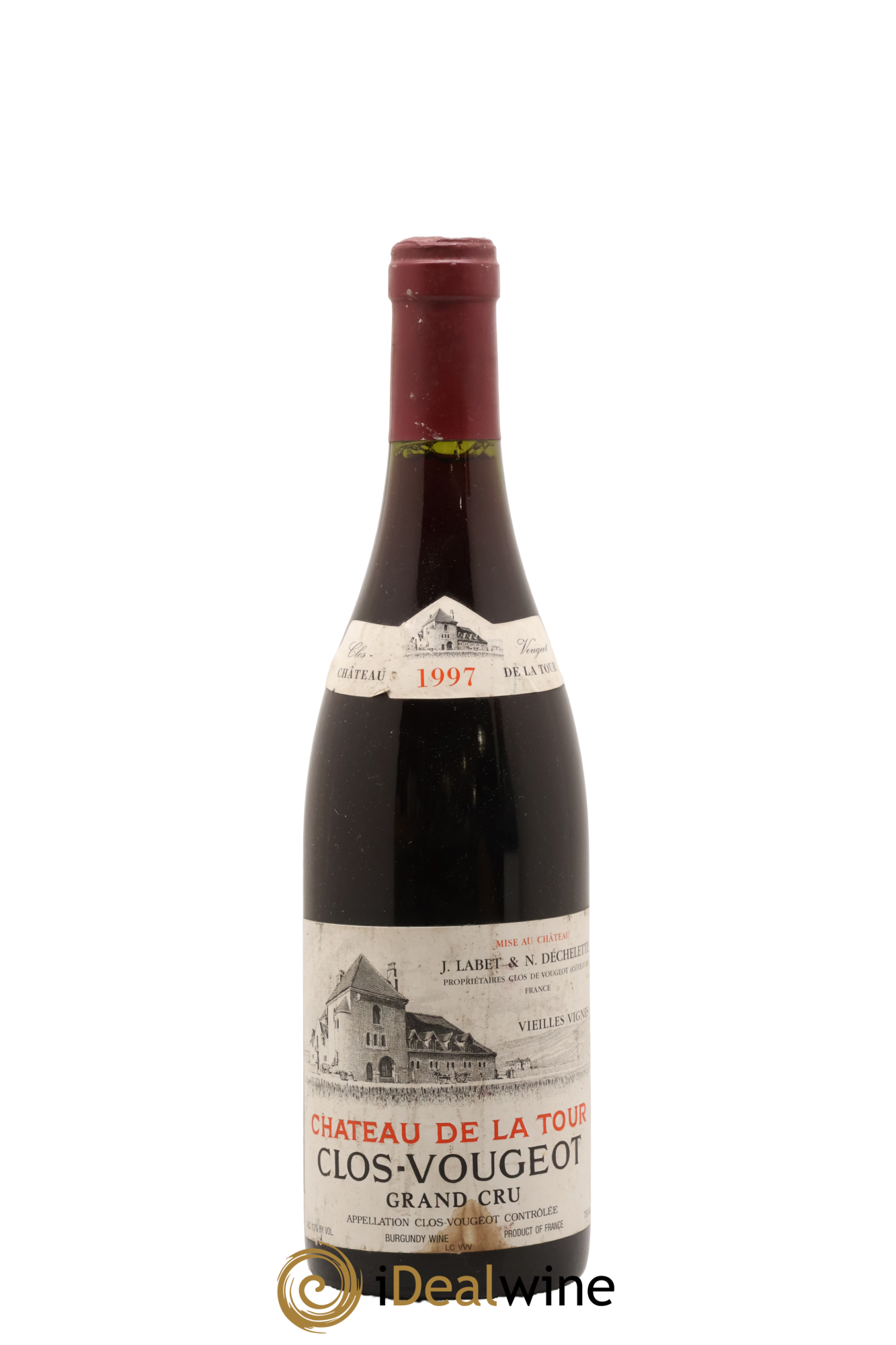 Clos de Vougeot Grand Cru Vieilles Vignes Château de La Tour 1997 - Posten von 1 Flasche - 0