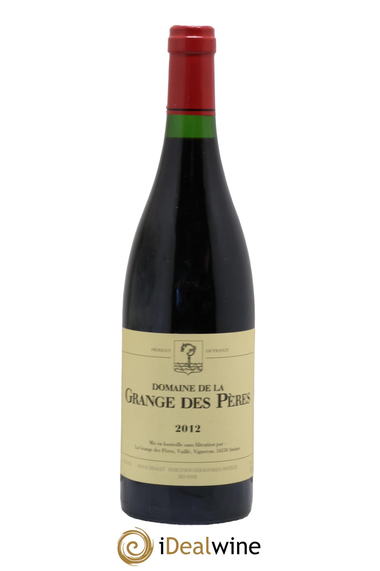 IGP Pays d'Hérault Grange des Pères Laurent Vaillé 2012 - Lot de 1 bouteille - 0