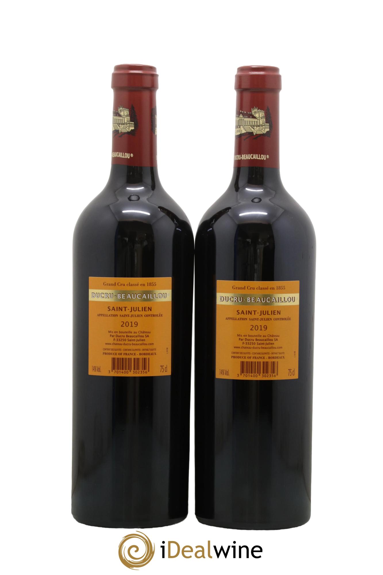 Château Ducru Beaucaillou 2ème Grand Cru Classé 2019 - Lot de 2 bouteilles - 1