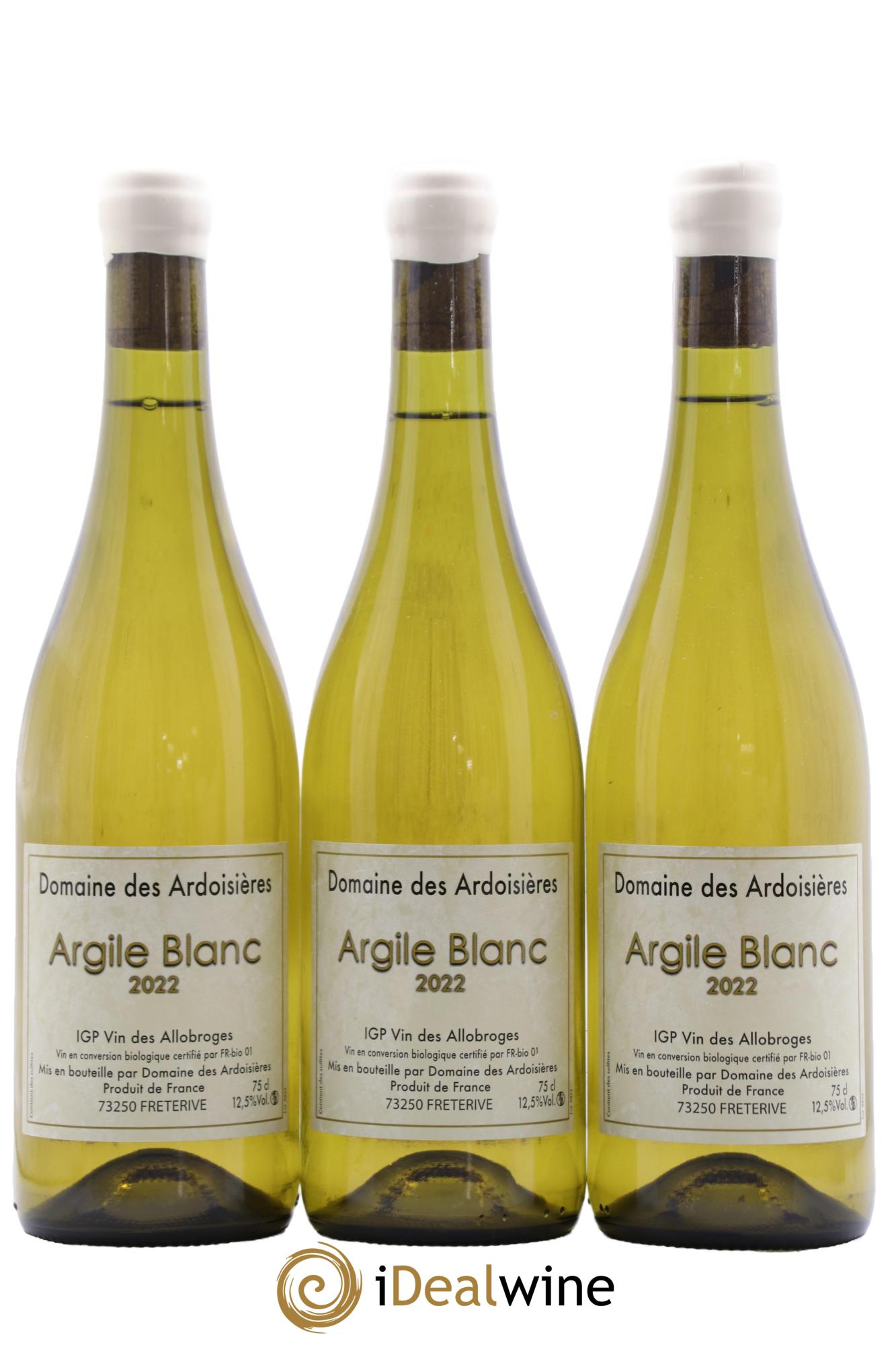 Vin des Allobroges Saint-Pierre-de-Soucy Argile Ardoisières (Domaine des) 2022 - Lot de 3 bouteilles - 0