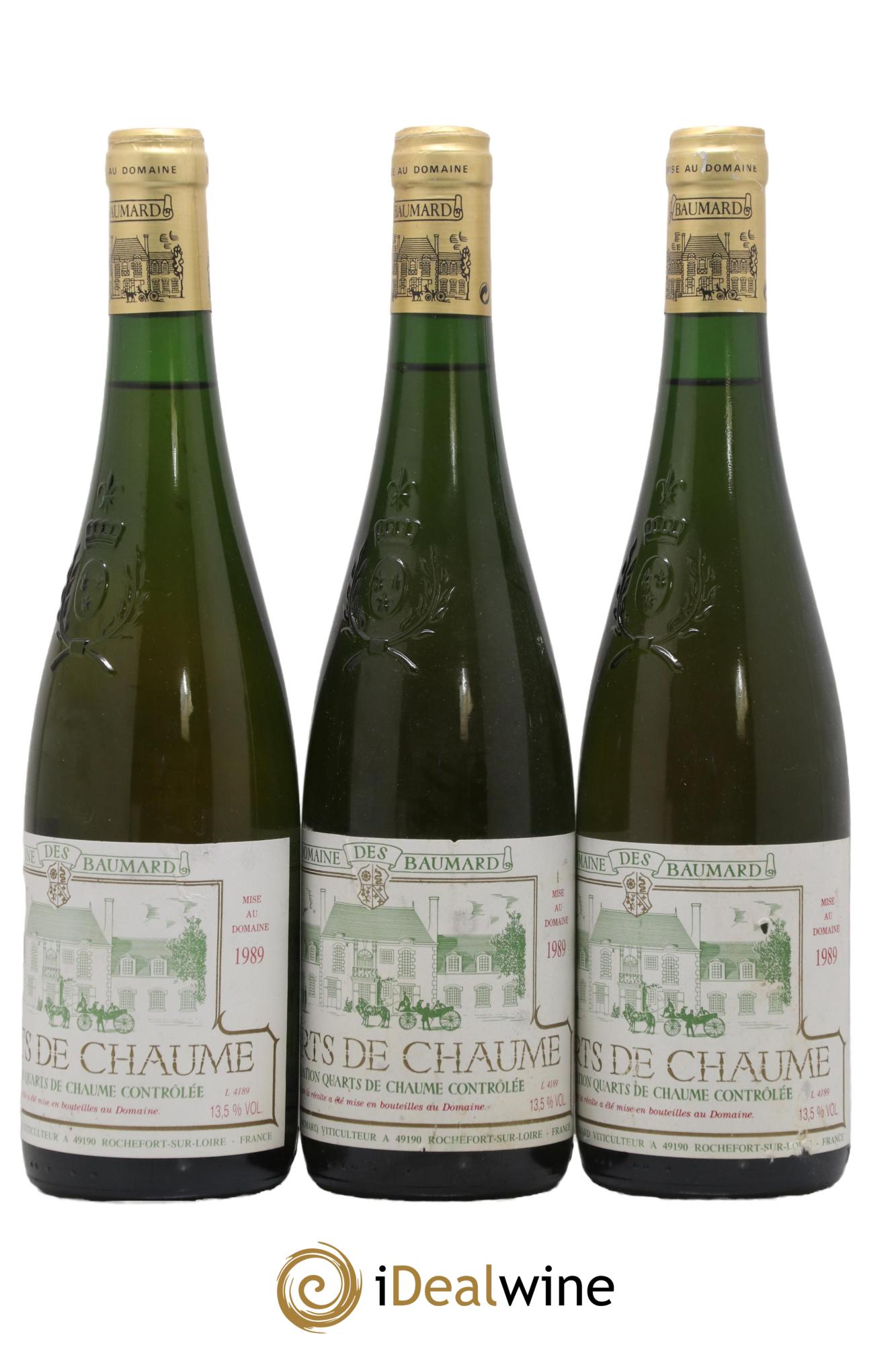 Quarts de Chaume Baumard (Domaine des) 1989 - Lotto di 3 bottiglie - 1