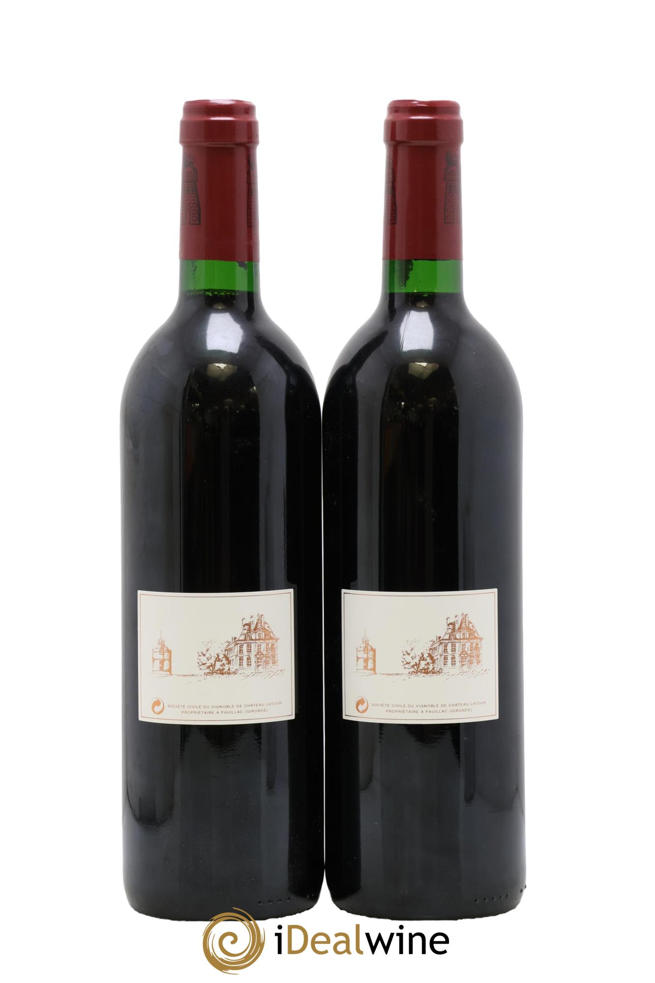 Château Latour 1er Grand Cru Classé 1996 - Lot de 2 bouteilles - 1