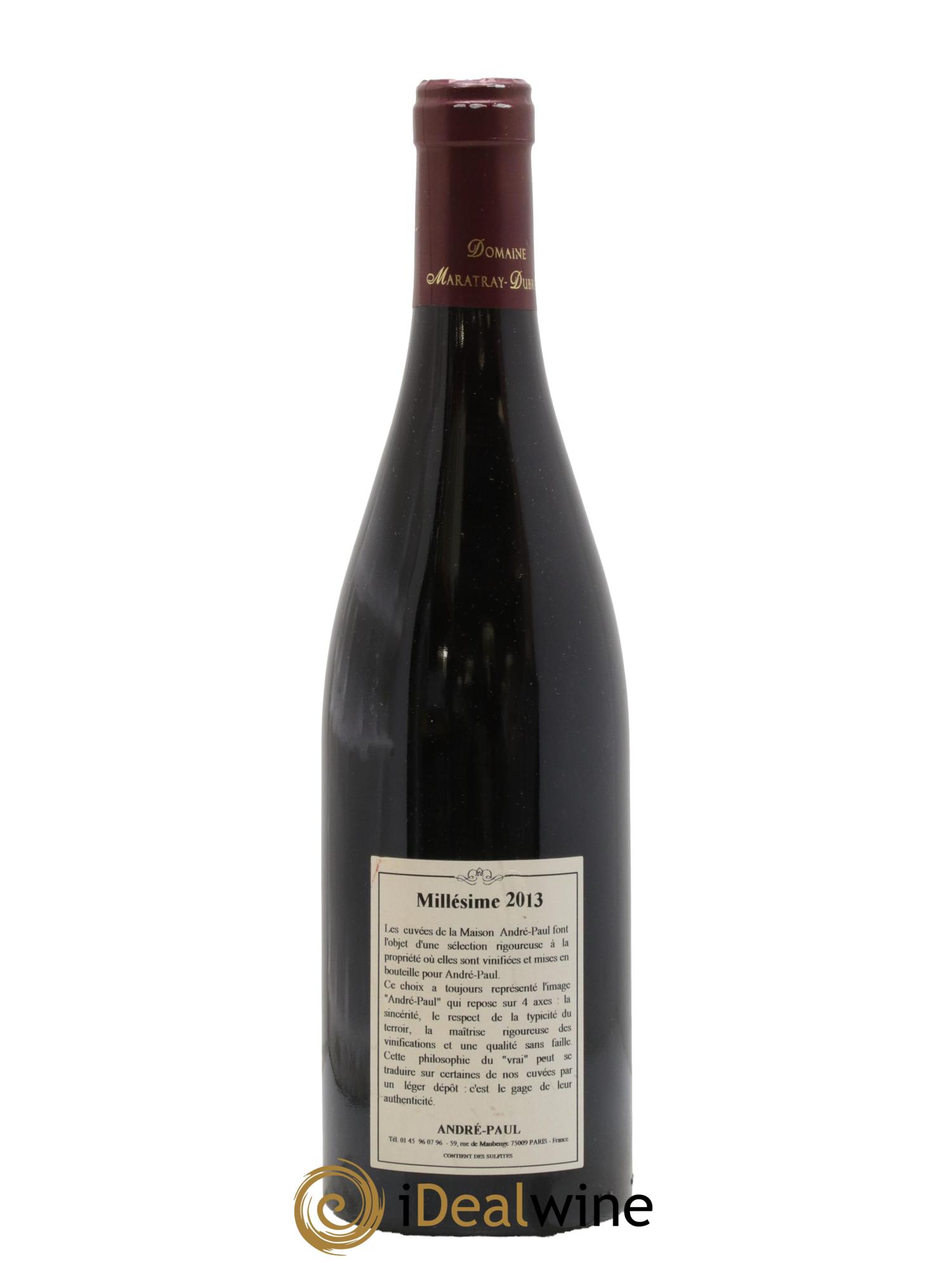 Ladoix 1er Cru Les Nagets Maratray-Dubreuil 2013 - Lot de 1 bouteille - 1