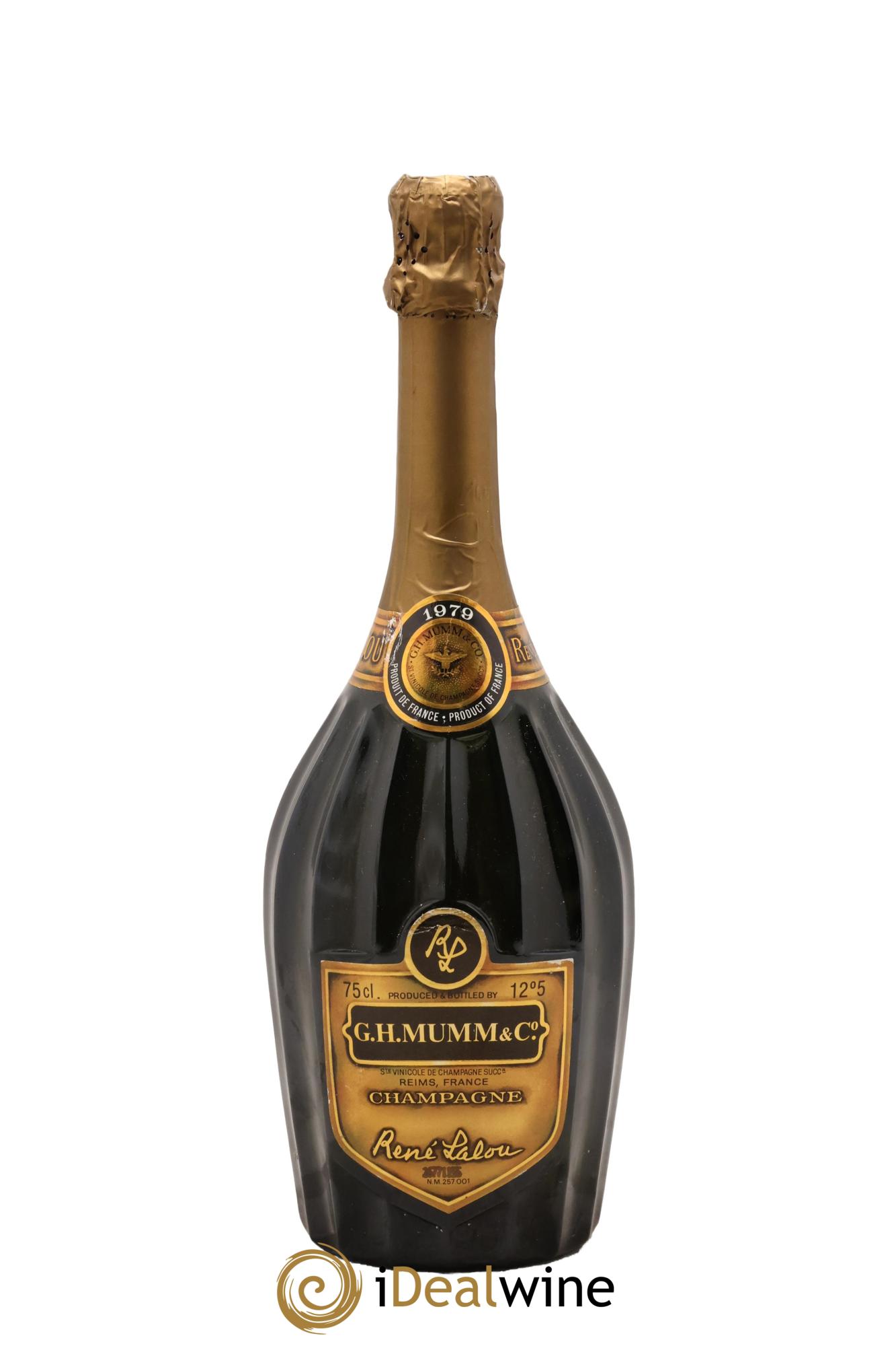 René Lalou Mumm 1979 - Lot de 1 bouteille - 0