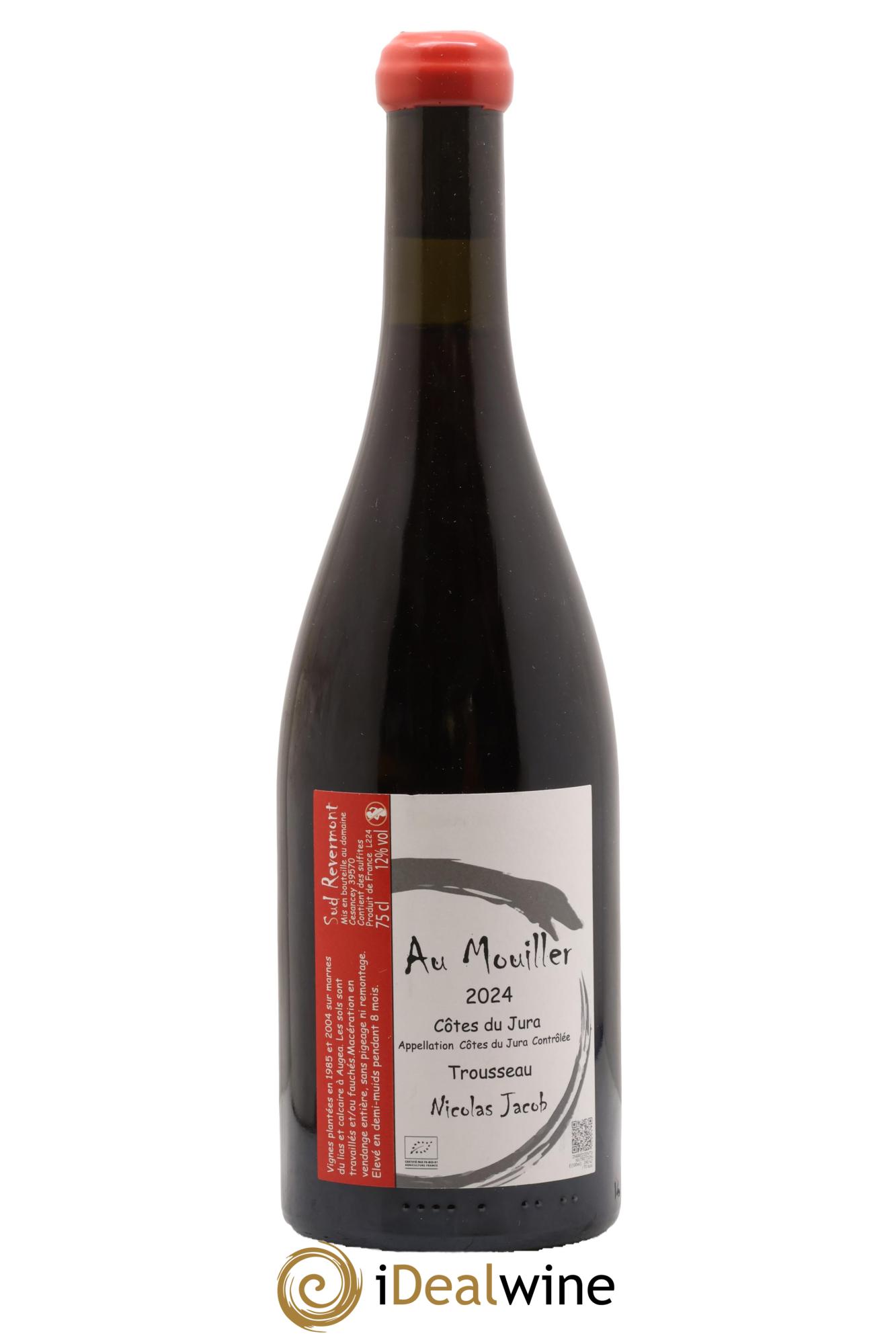 Côtes du Jura Trousseau Au Mouiller Nicolas Jacob 2024 - Lotto di 1 bottiglia - 0