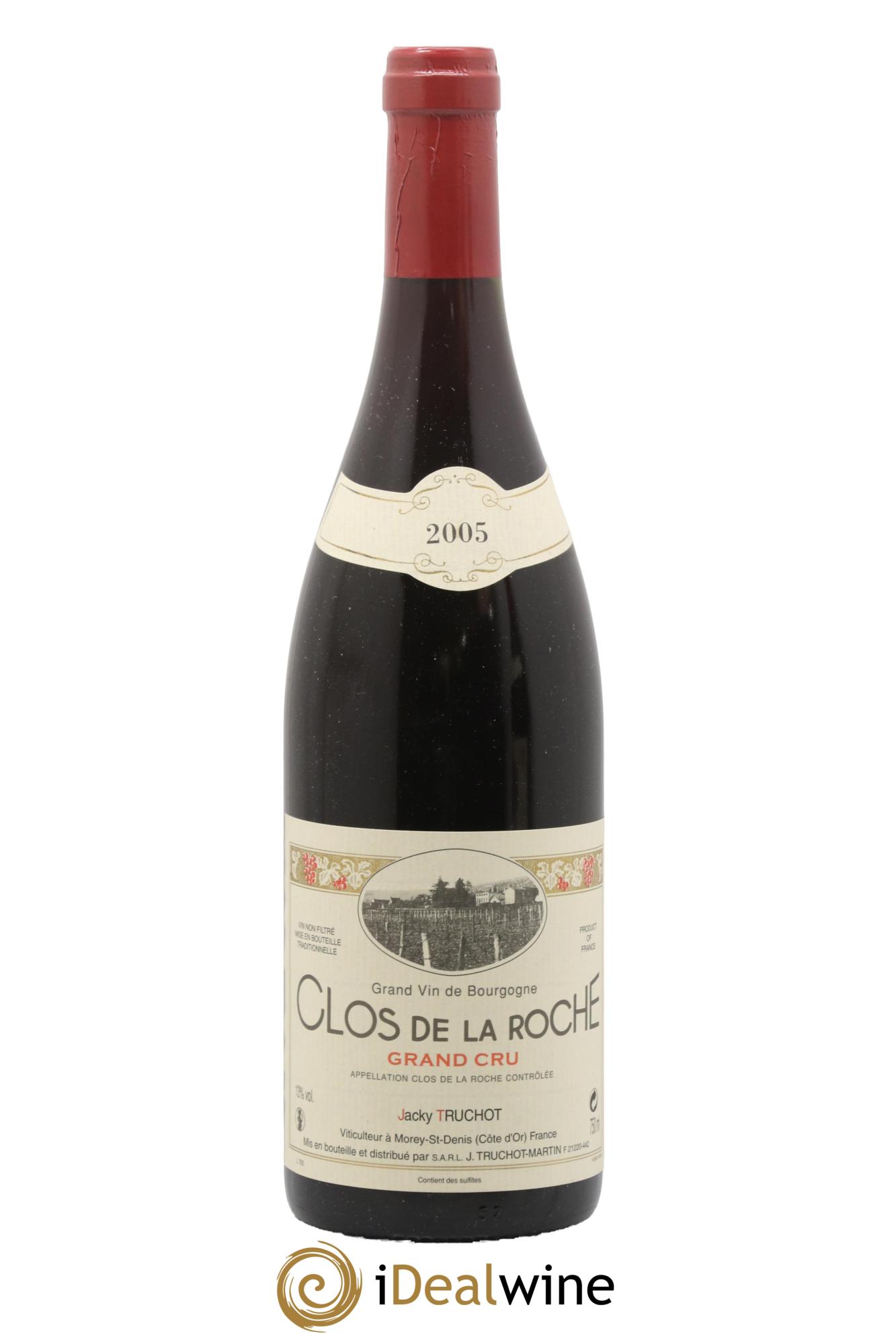 Clos de la Roche Grand Cru Jacky Truchot 2005 - Lot de 1 bouteille - 0
