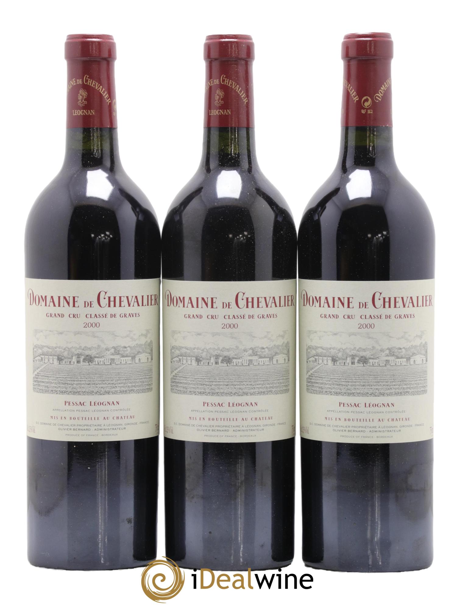 Domaine de Chevalier Cru Classé de Graves 2000 - Lot de 12 bouteilles - 2