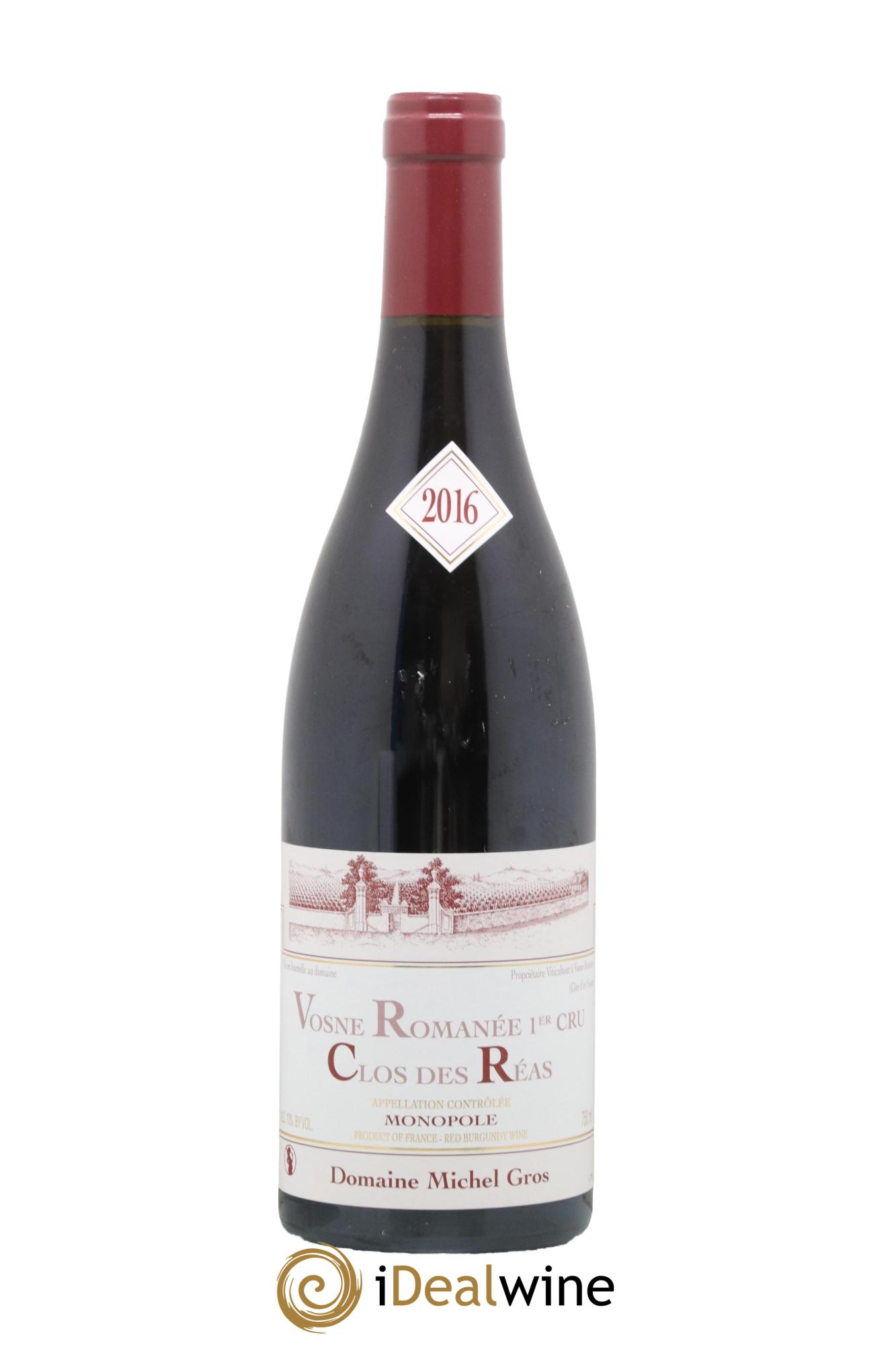 Vosne-Romanée 1er Cru Clos des Réas Michel Gros 2016 - Lot de 1 bouteille - 0
