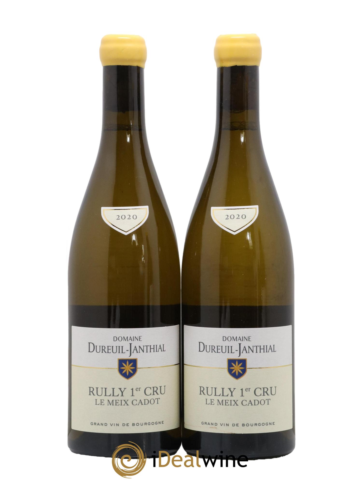 Rully 1er Cru Le Meix Cadot Vincent Dureuil-Janthial 2020 - Lot de 2 bouteilles - 0