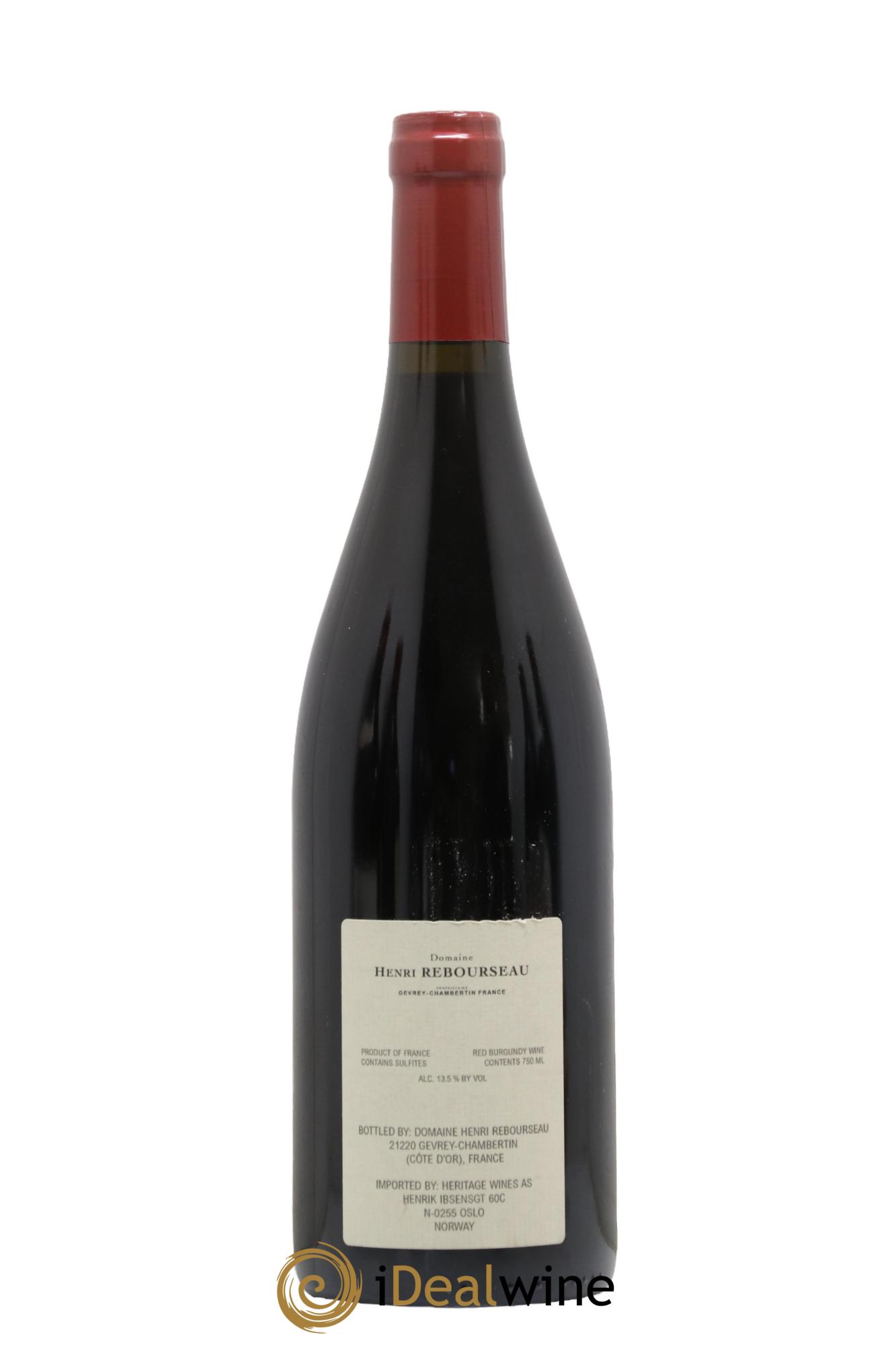 Chambertin Clos de Bèze Grand Cru Domaine Henri Rebourseau 2019 - Lot de 1 bouteille - 1