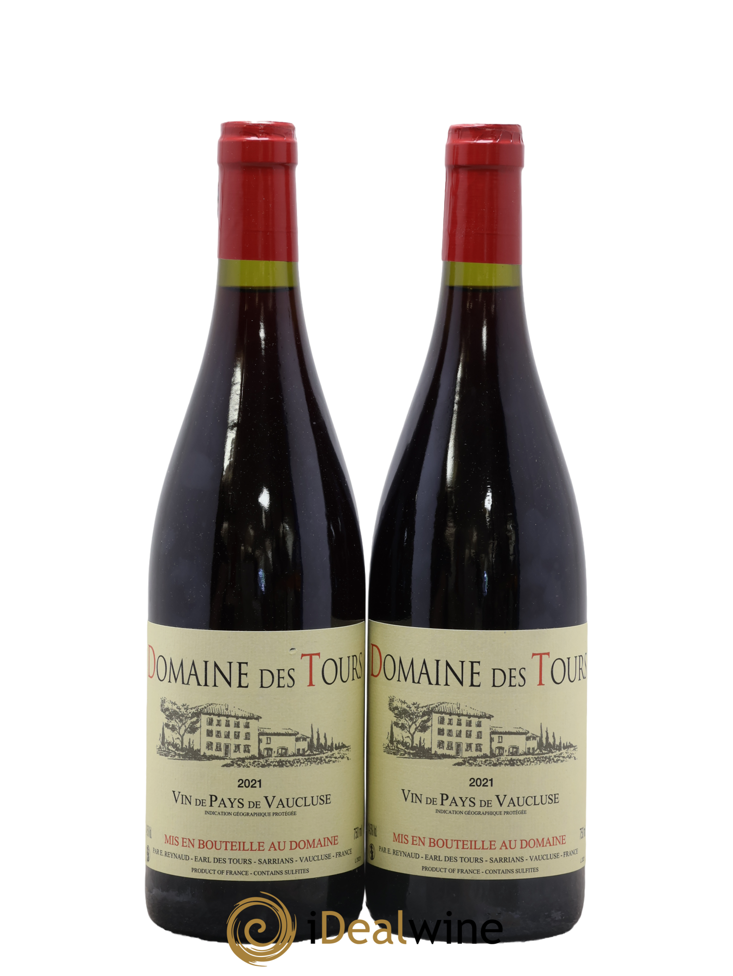 Vaucluse (Vin de Pays de Vaucluse) Domaine des Tours Emmanuel Reynaud 2021 - Lotto di 2 bottiglie - 0