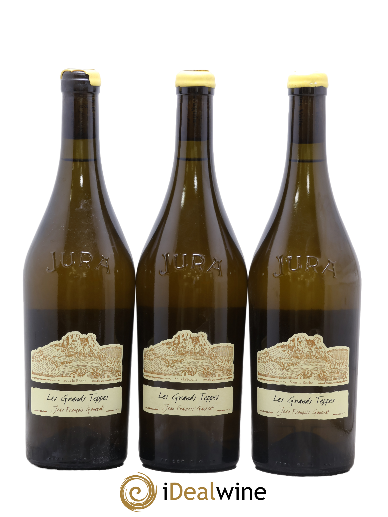 Côtes du Jura Les Grands Teppes Savagnin (sous voile) Jean-François Ganevat (Domaine) 2018 - Lot of 3 bottles - 0