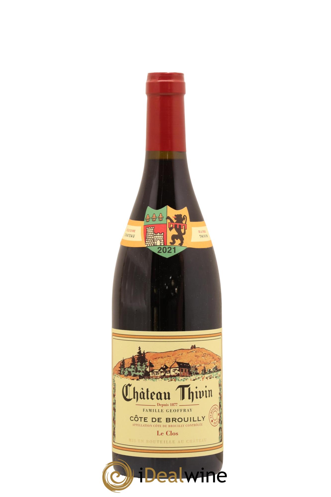 Côte de Brouilly Le Clos Chateau Thivin 2021 - Lot de 1 bouteille - 0