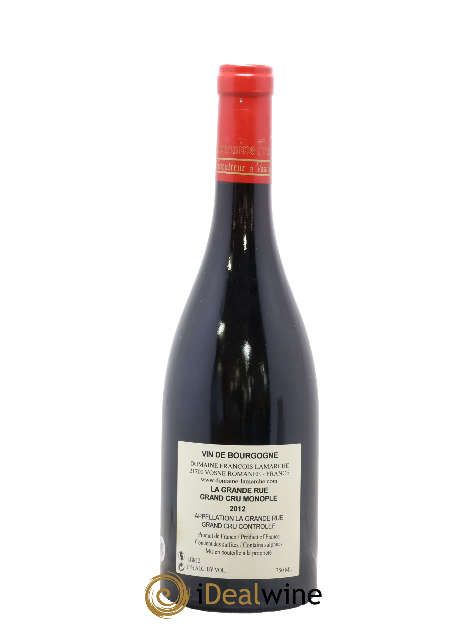 La Grande Rue Grand Cru Lamarche (Domaine) 2012 - Lot de 1 bouteille - 1