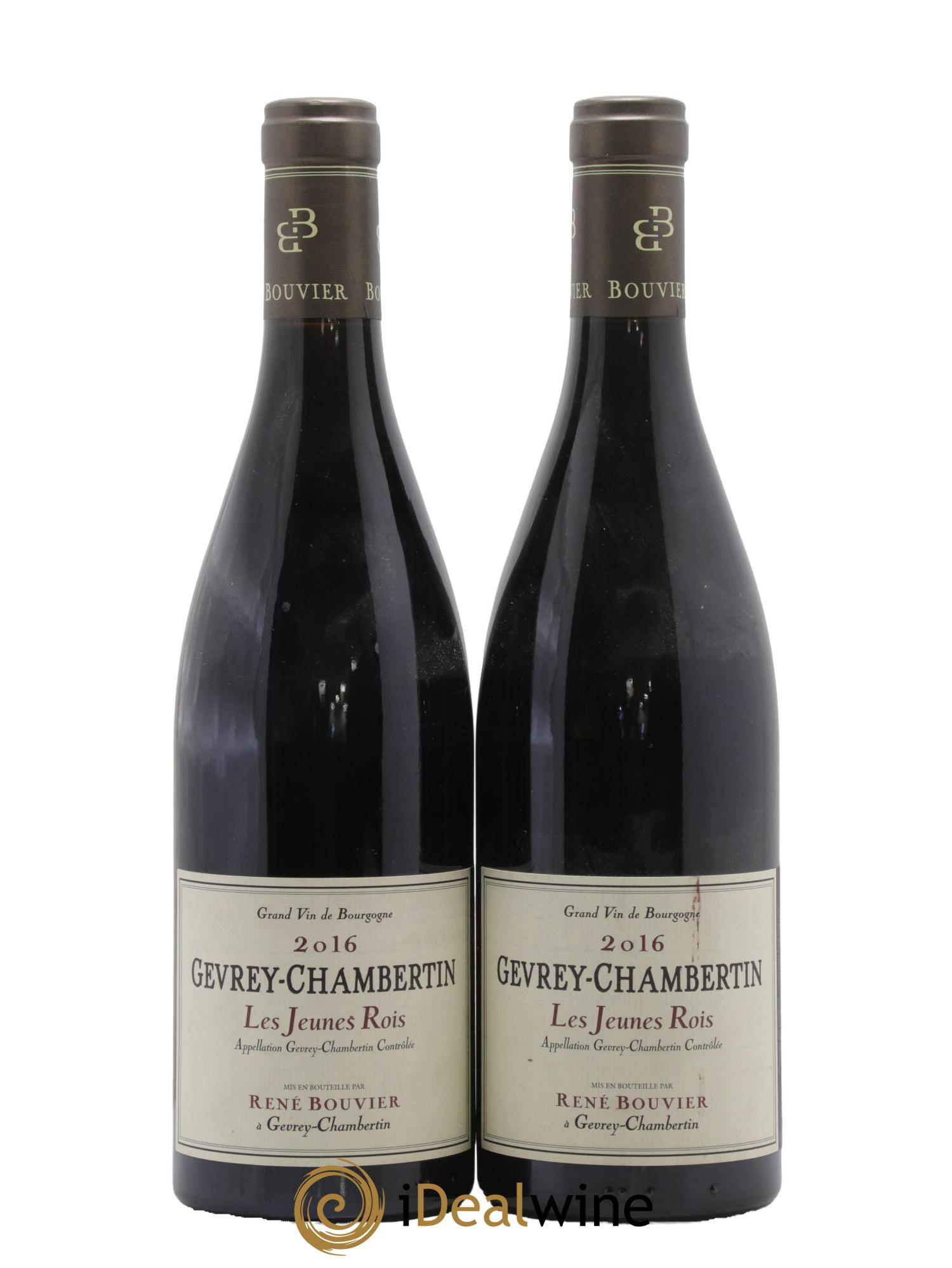 Gevrey-Chambertin Les Jeunes Rois René Bouvier (Domaine) 2016 - Lot de 2 bouteilles - 0