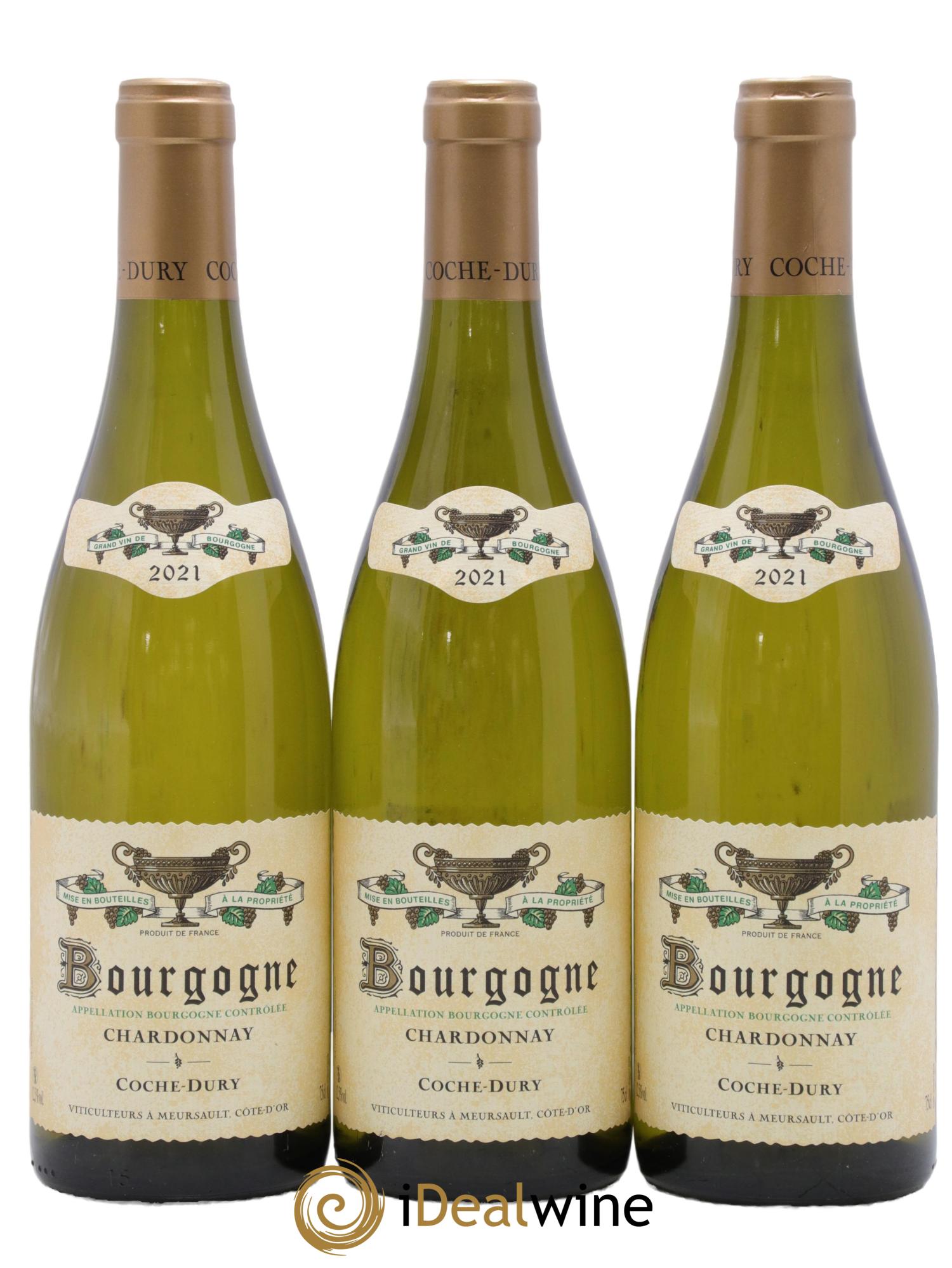 Bourgogne Coche Dury (Domaine) 2021 - Lot of 3 bottles - 0