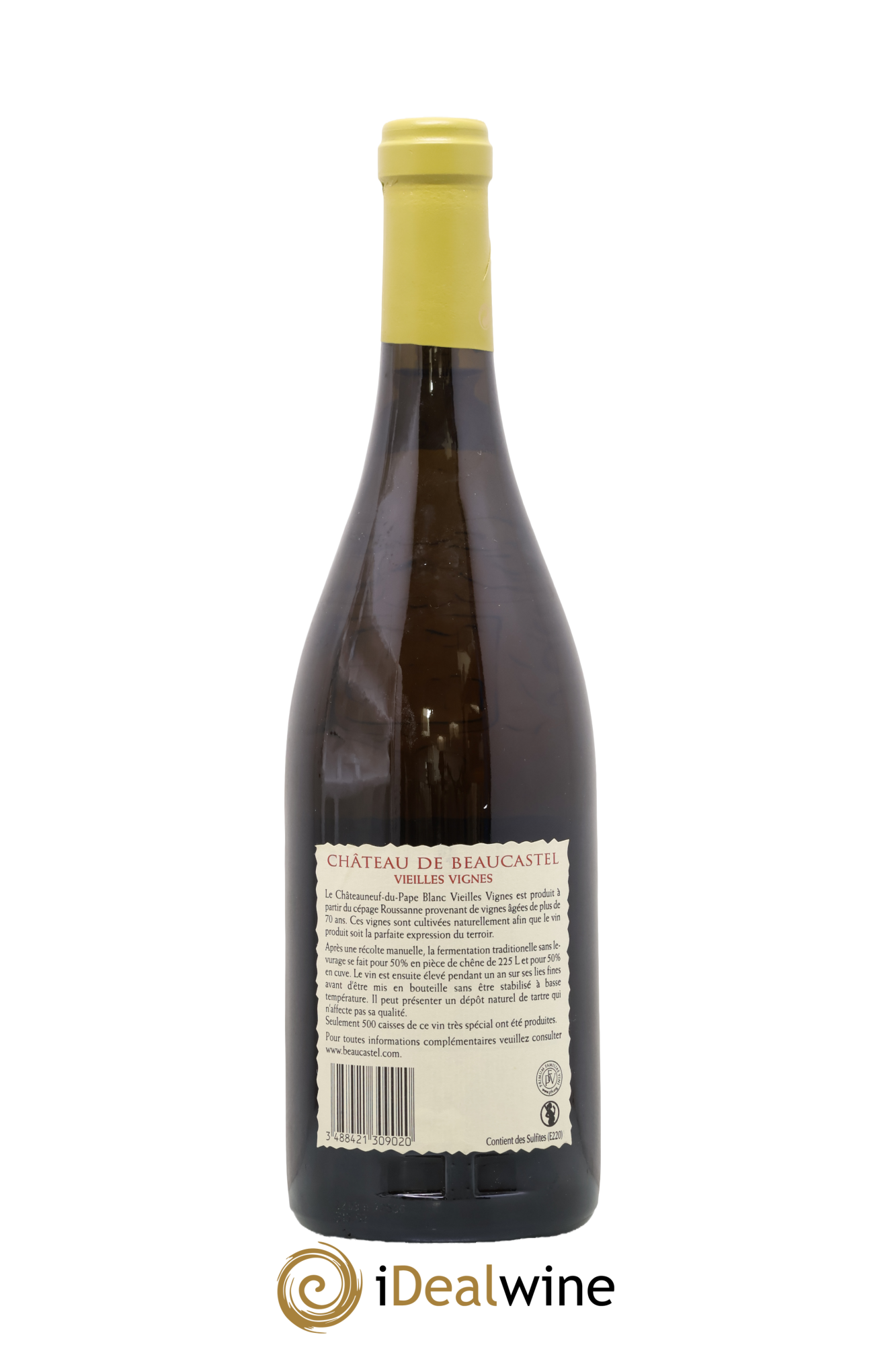 Châteauneuf-du-Pape Château de Beaucastel Vieilles vignes Roussanne Famille Perrin 2009 - Lote de 1 botella - 1