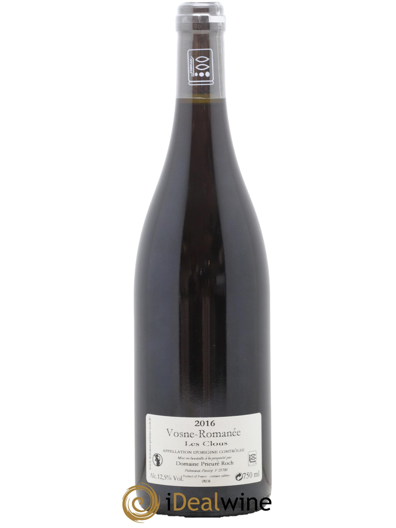 Vosne-Romanée Les Clous Prieuré Roch 2016 - Posten von 1 Flasche - 1