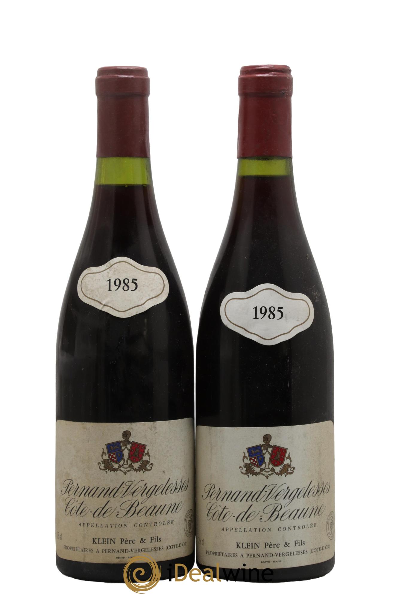 Pernand-Vergelesses Klein 1985 - Lot de 2 bouteilles - 0