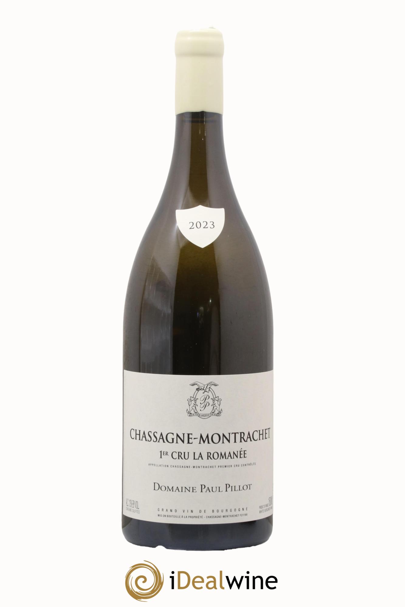 Chassagne-Montrachet 1er Cru La Romanée Paul Pillot (Domaine)  2023 - Lot de 1 magnum - 0