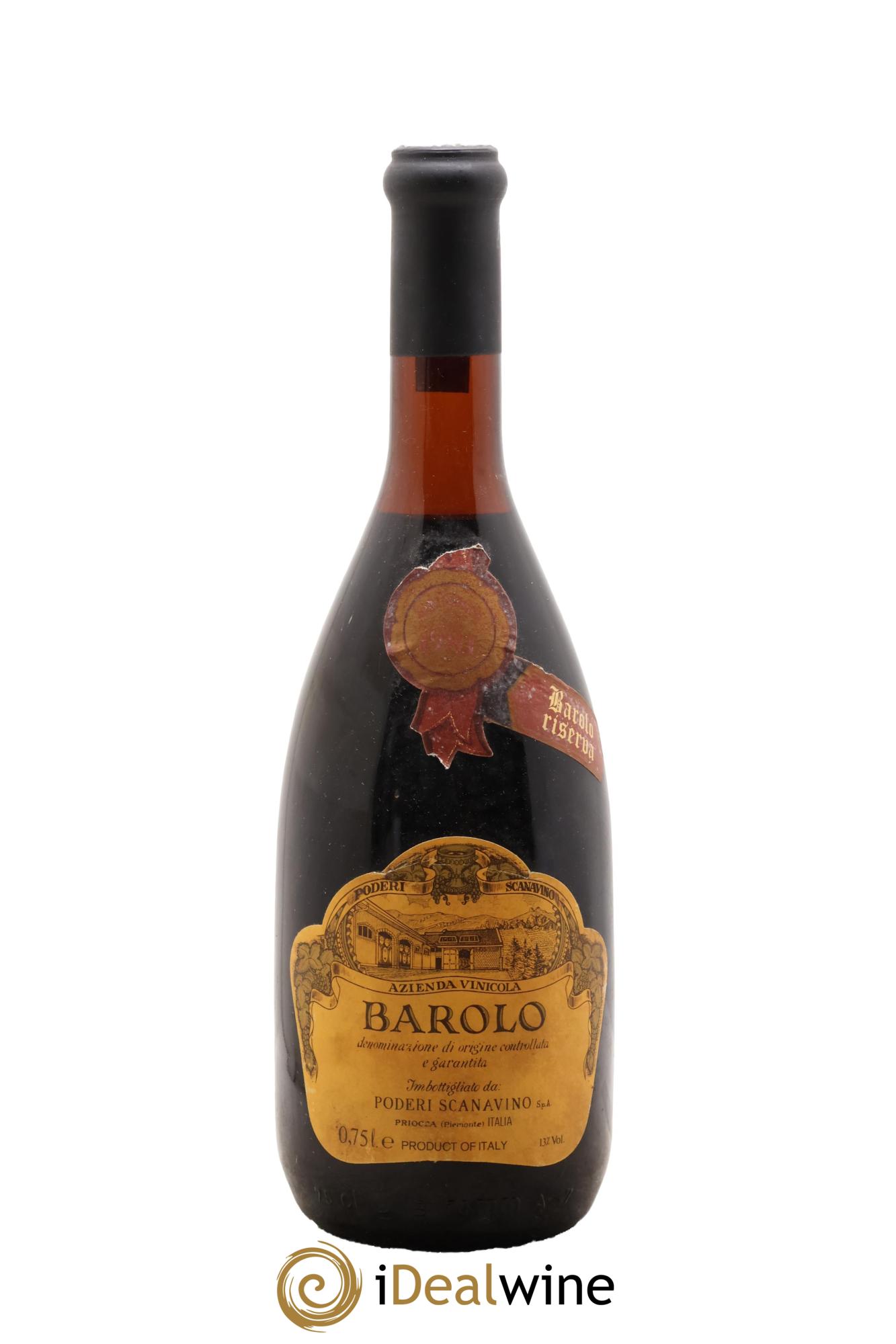 Barolo Riserva Scanavino 1981 - Lot de 1 bouteille - 0
