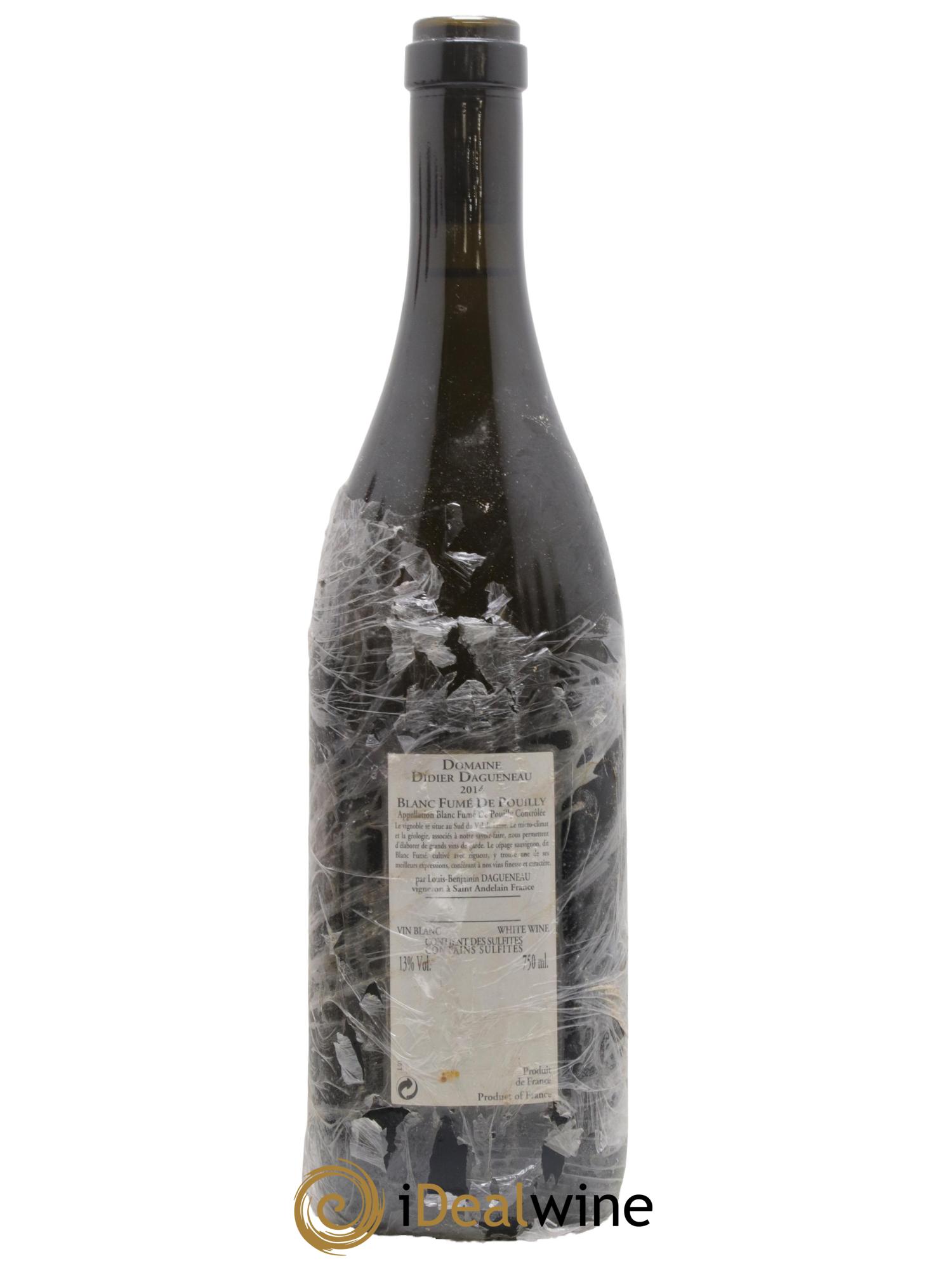 Pouilly-Fumé Buisson Renard Dagueneau (Domaine Didier - Louis-Benjamin) 2014 - Lot de 1 bouteille - 1