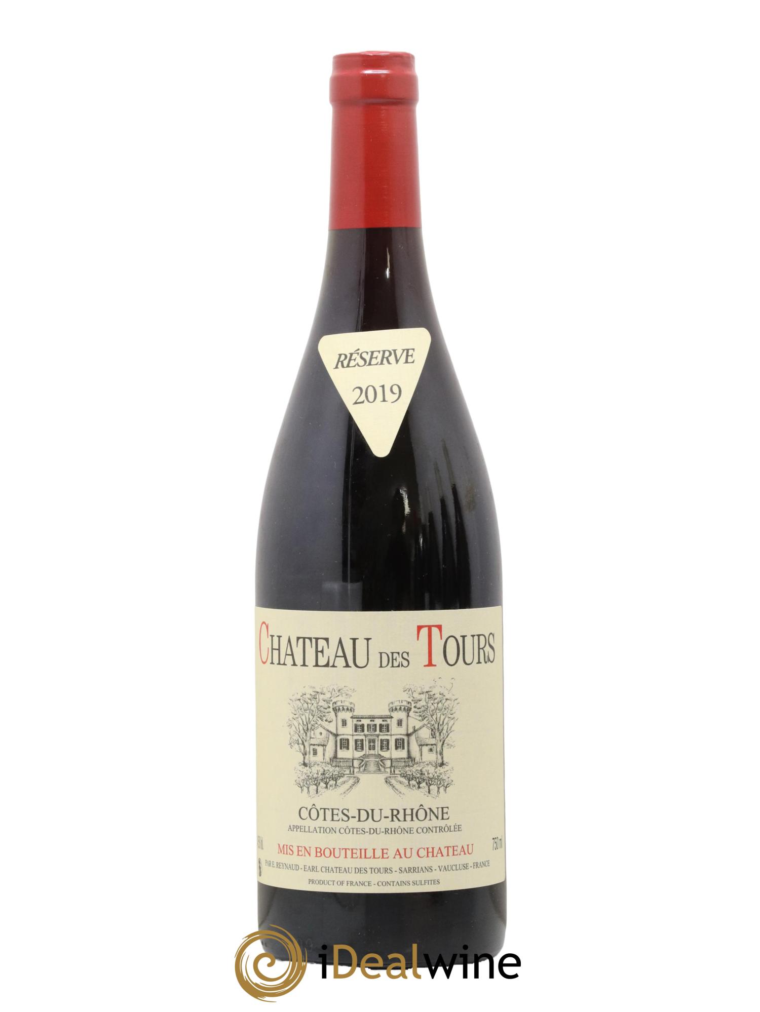 Côtes-du-Rhône Château des Tours Emmanuel Reynaud 2019 - Lot de 1 bouteille - 0