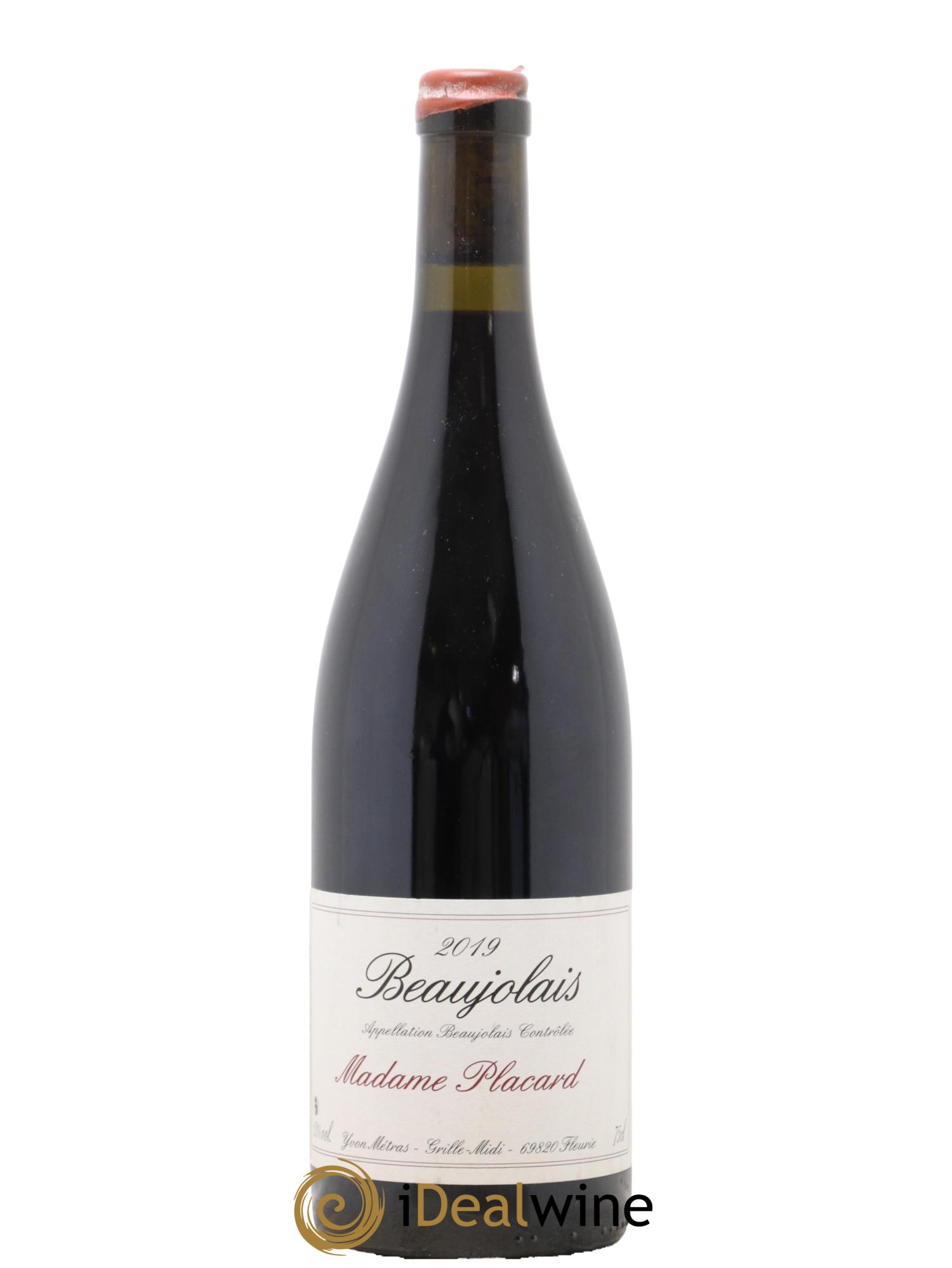 Beaujolais Madame Placard Yvon Métras 2019 - Lotto di 1 bottiglia - 0