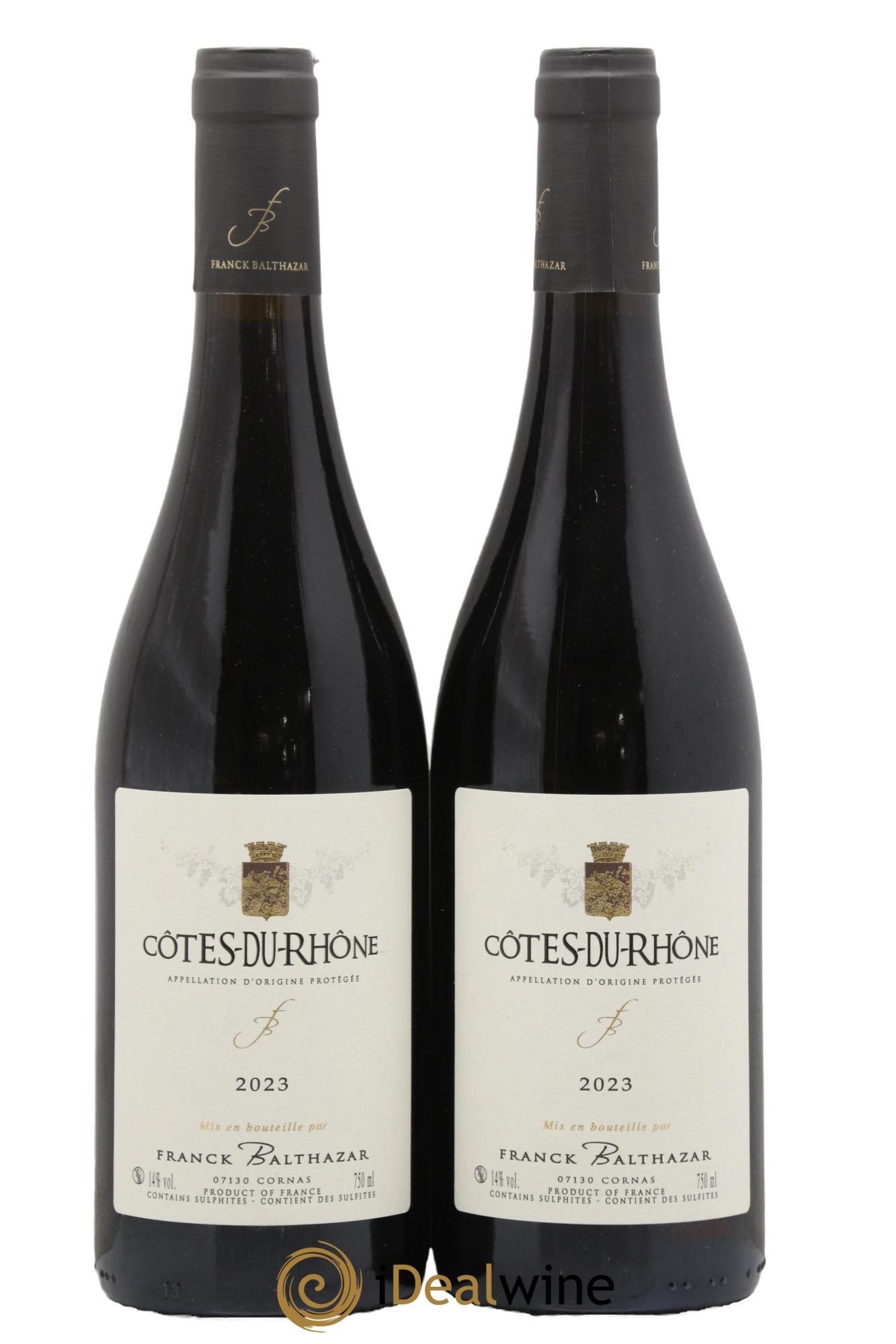 Côtes-du-Rhône Franck Balthazar (Domaine) 2023 - Lot de 2 bouteilles - 0