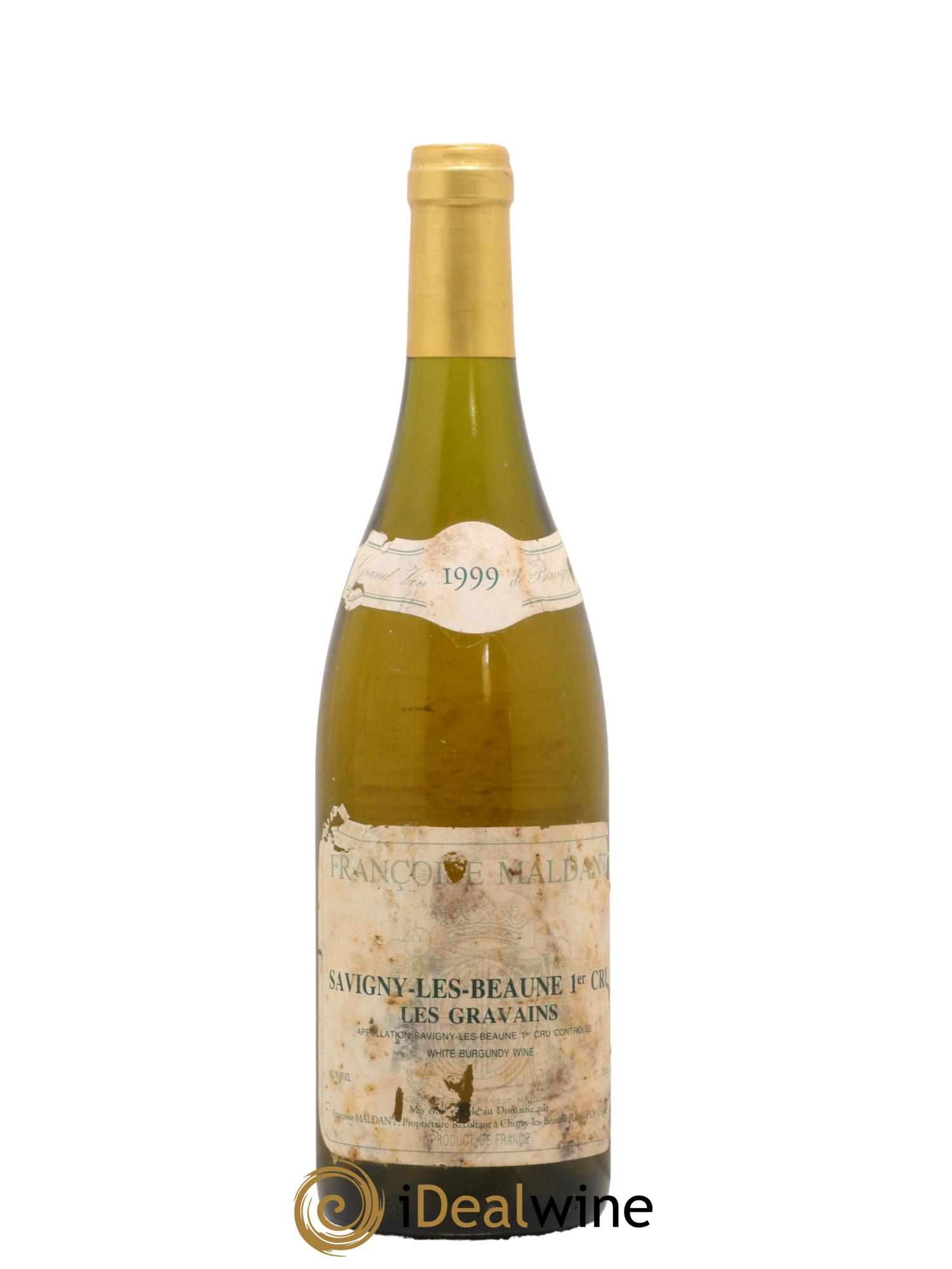 Savigny-lès-Beaune 1er Cru Les Gravains Francoise Maldant 1999 - Lot de 1 bouteille - 0