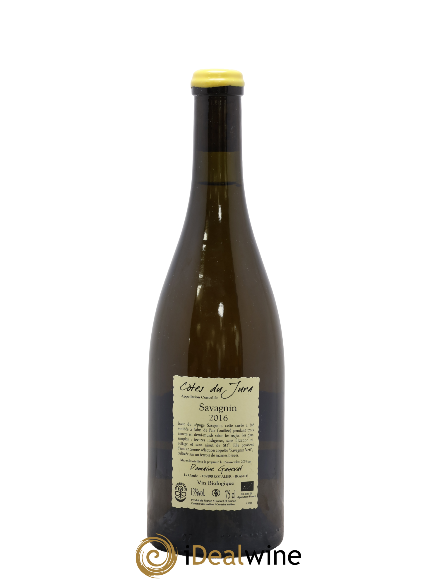 Côtes du Jura Les Chalasses Marnes Bleues Jean-François Ganevat (Domaine) 2016 - Lot of 1 bottle - 1