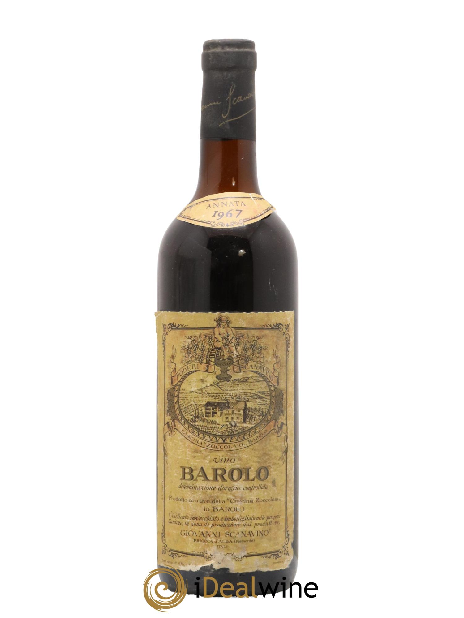 Barolo Scanavino 1967 - Posten von 1 Flasche - 0