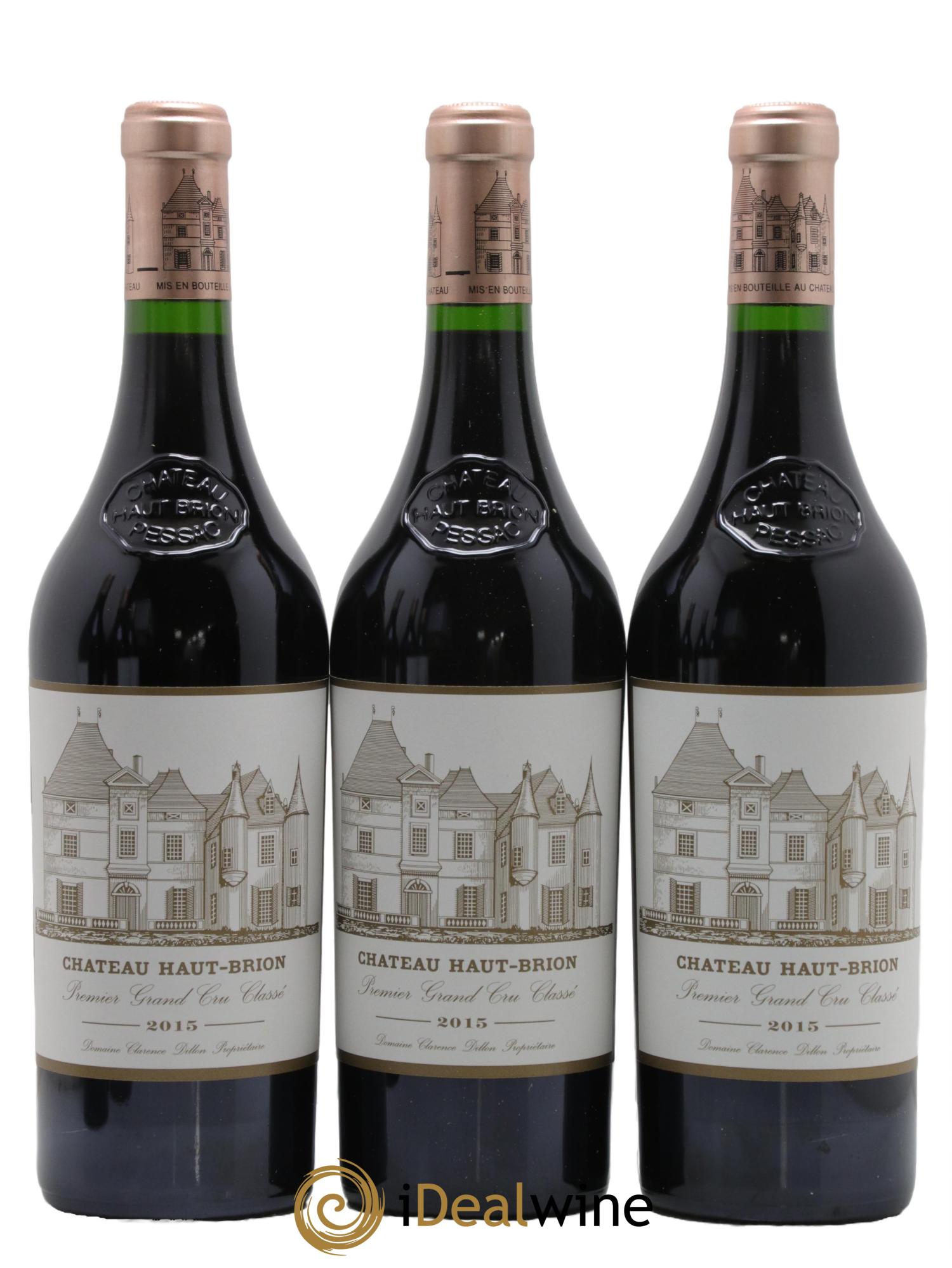 Château Haut Brion 1er Grand Cru Classé 2015 - Lot de 6 bouteilles - 1