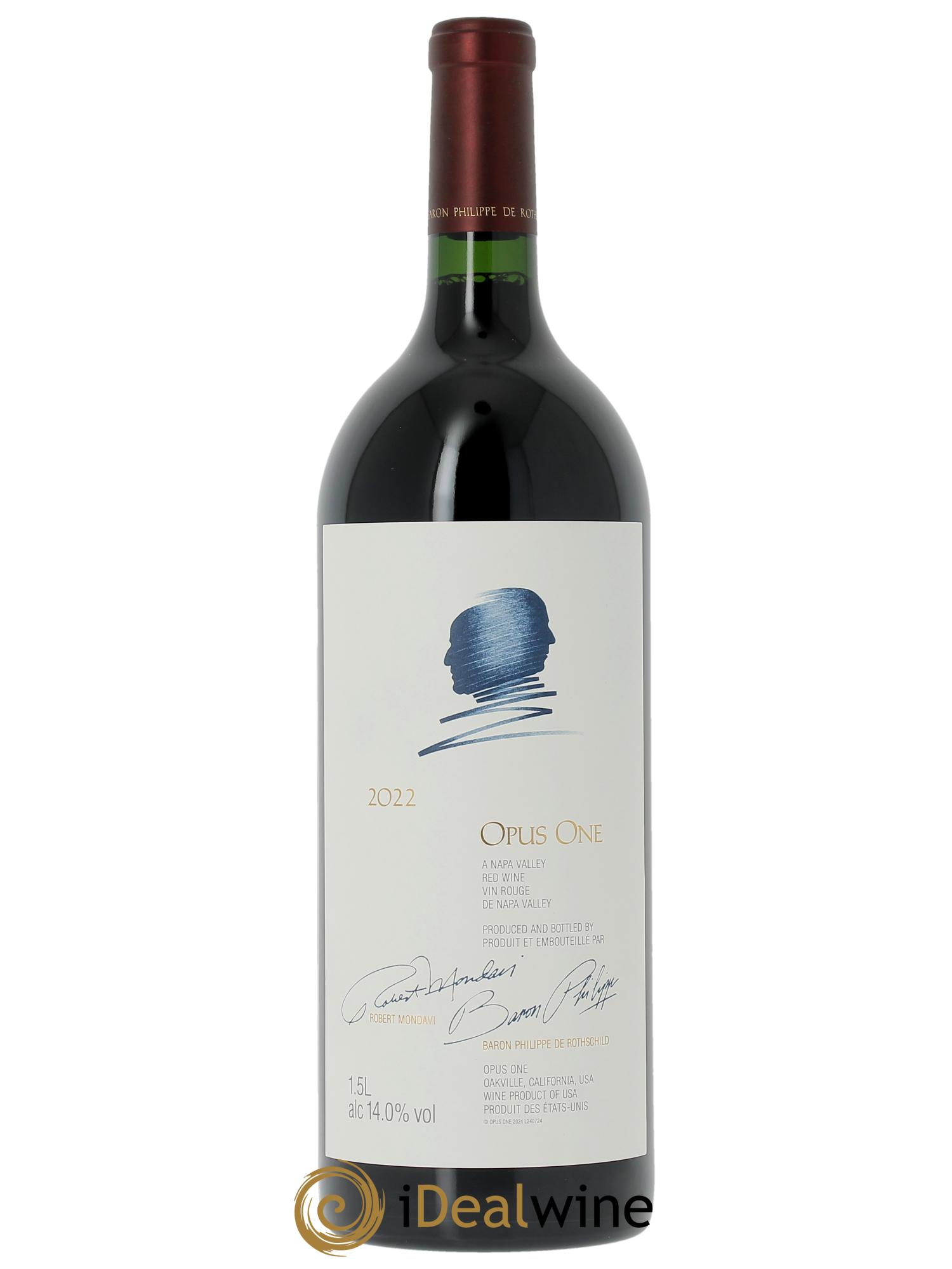 Napa Valley Opus One Robert Mondavi  2022 - Lot de 1 magnum - 0