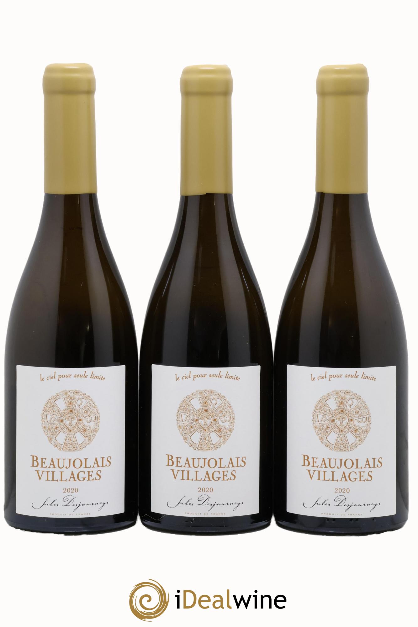 Beaujolais-Villages Jules Desjourneys 2020 - Lot de 3 bouteilles - 0