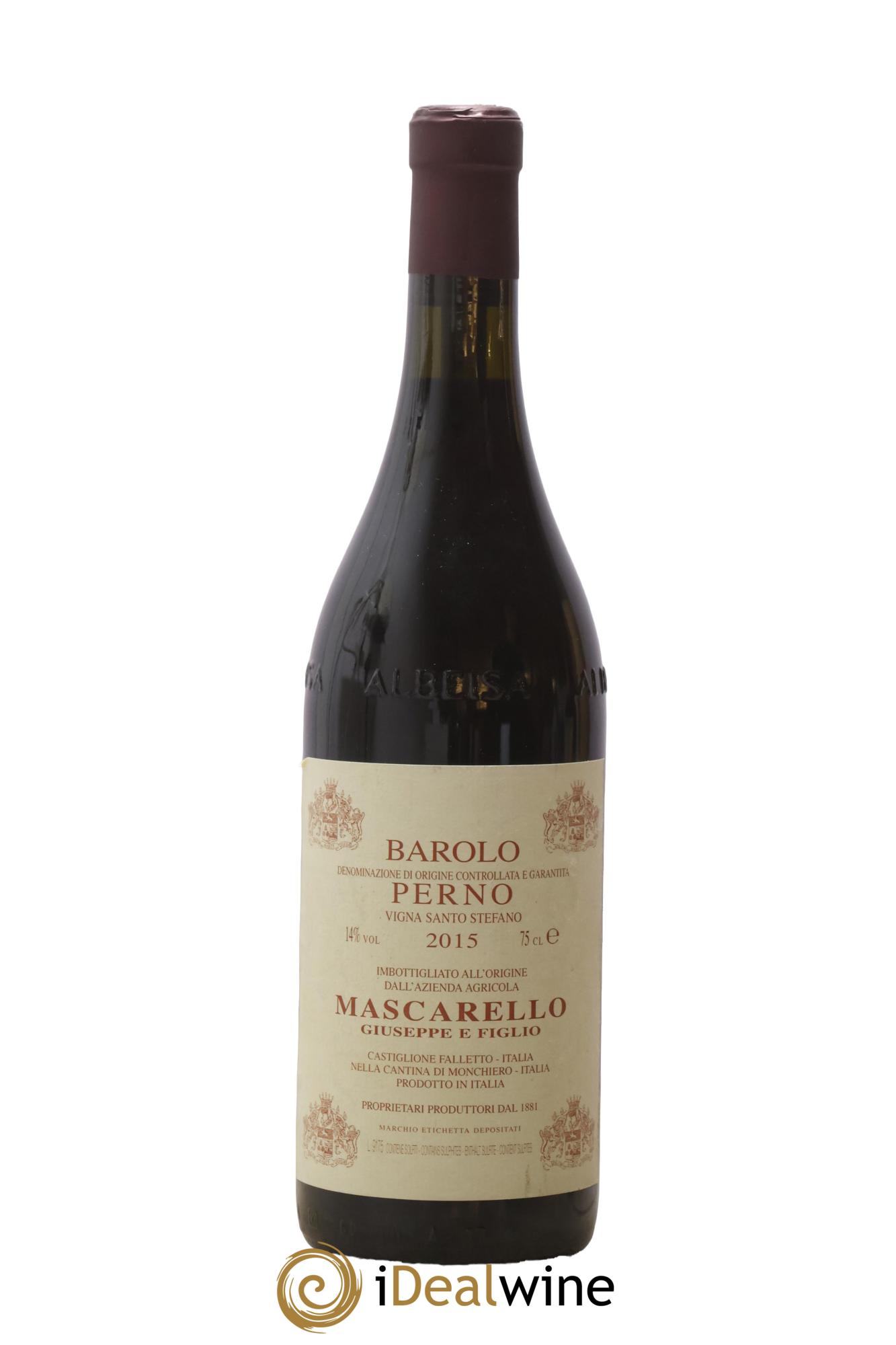 Barolo DOCG Vigna Santo Stefano di Perno Giuseppe Mascarello 2015 - Lot de 1 bouteille - 0