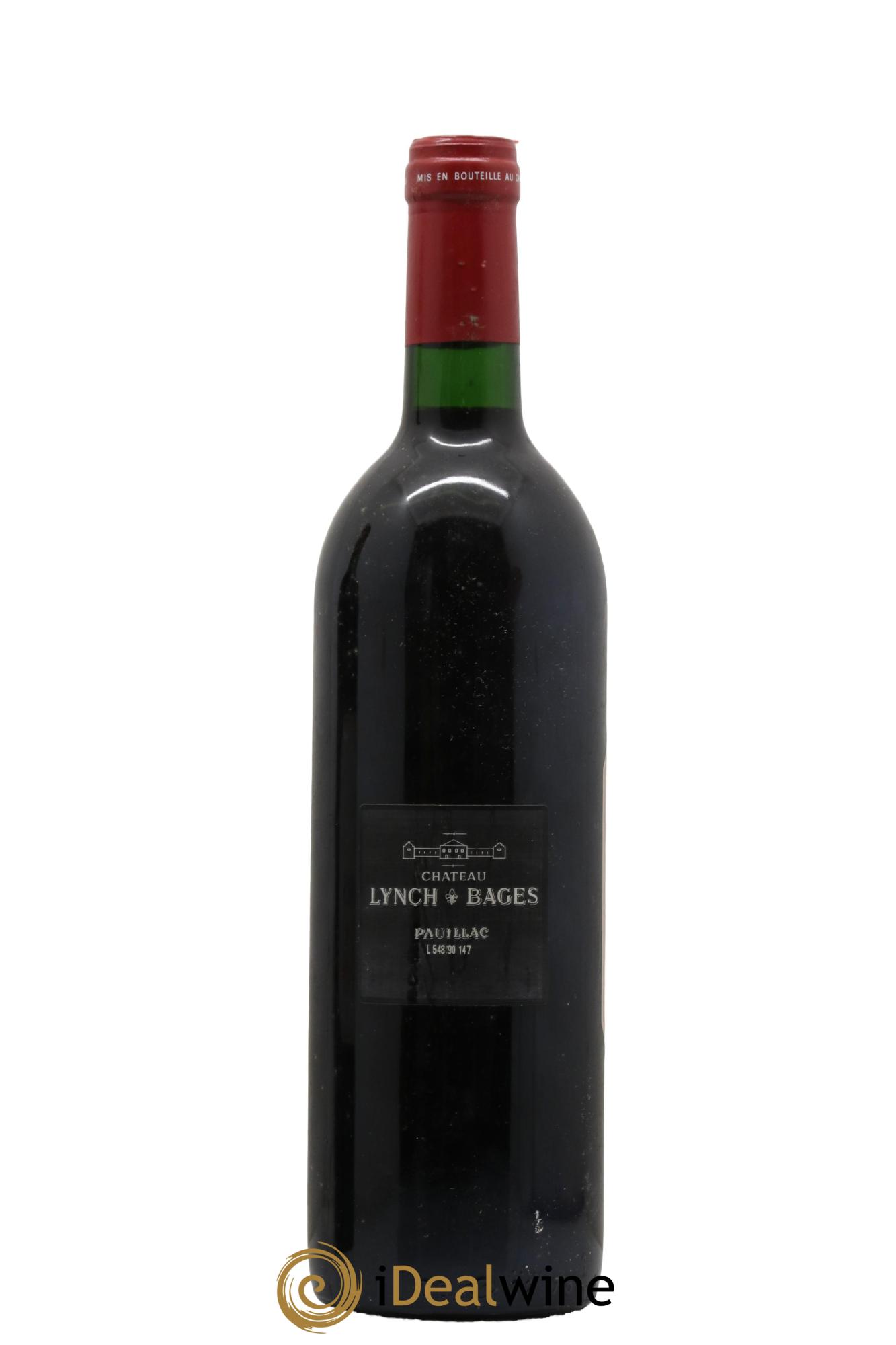 Château Lynch Bages 5ème Grand Cru Classé 1990 - Lot de 1 bouteille - 1