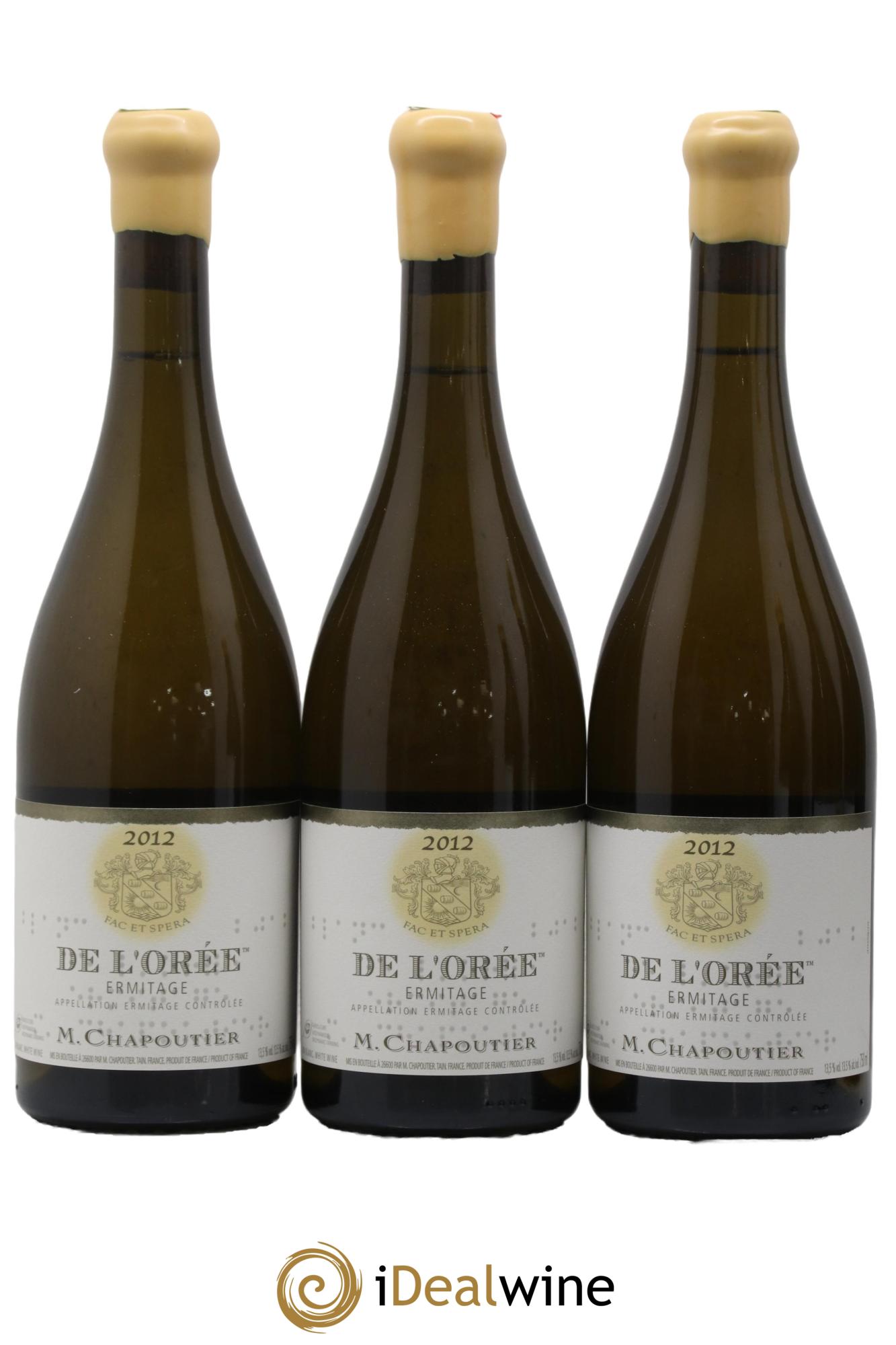 Hermitage Ermitage de l'Orée Chapoutier 2012 - Lot de 6 bouteilles - 1