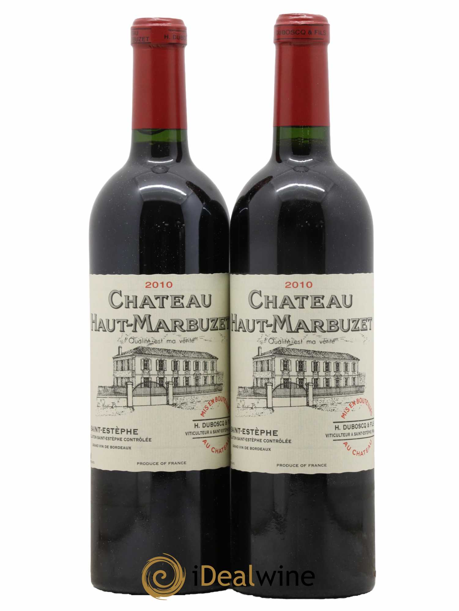 Château Haut Marbuzet 2010 - Lot de 2 bouteilles - 0