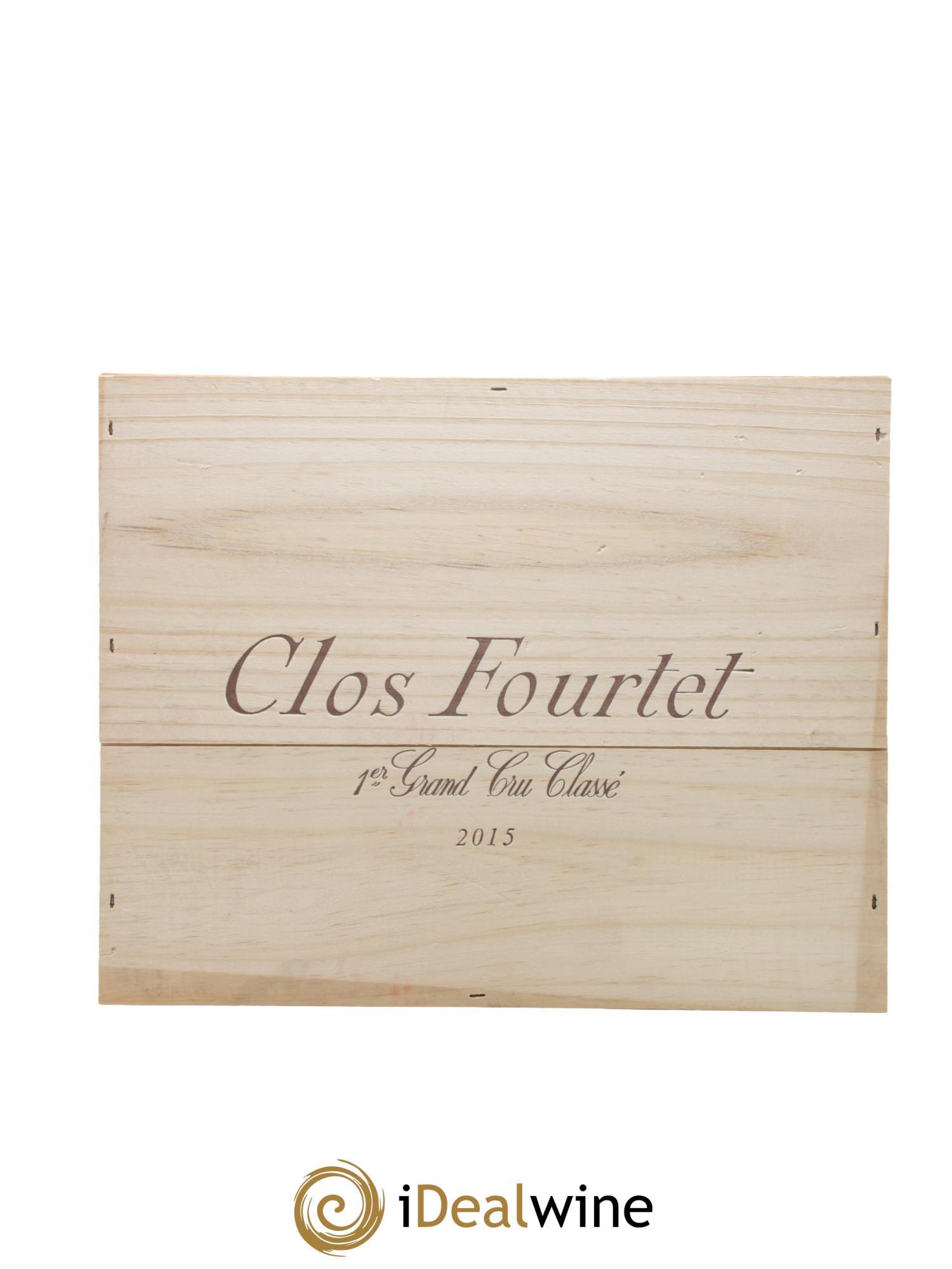 Clos Fourtet 1er Grand Cru Classé B 2015 - Lot of 3 bottles - 1